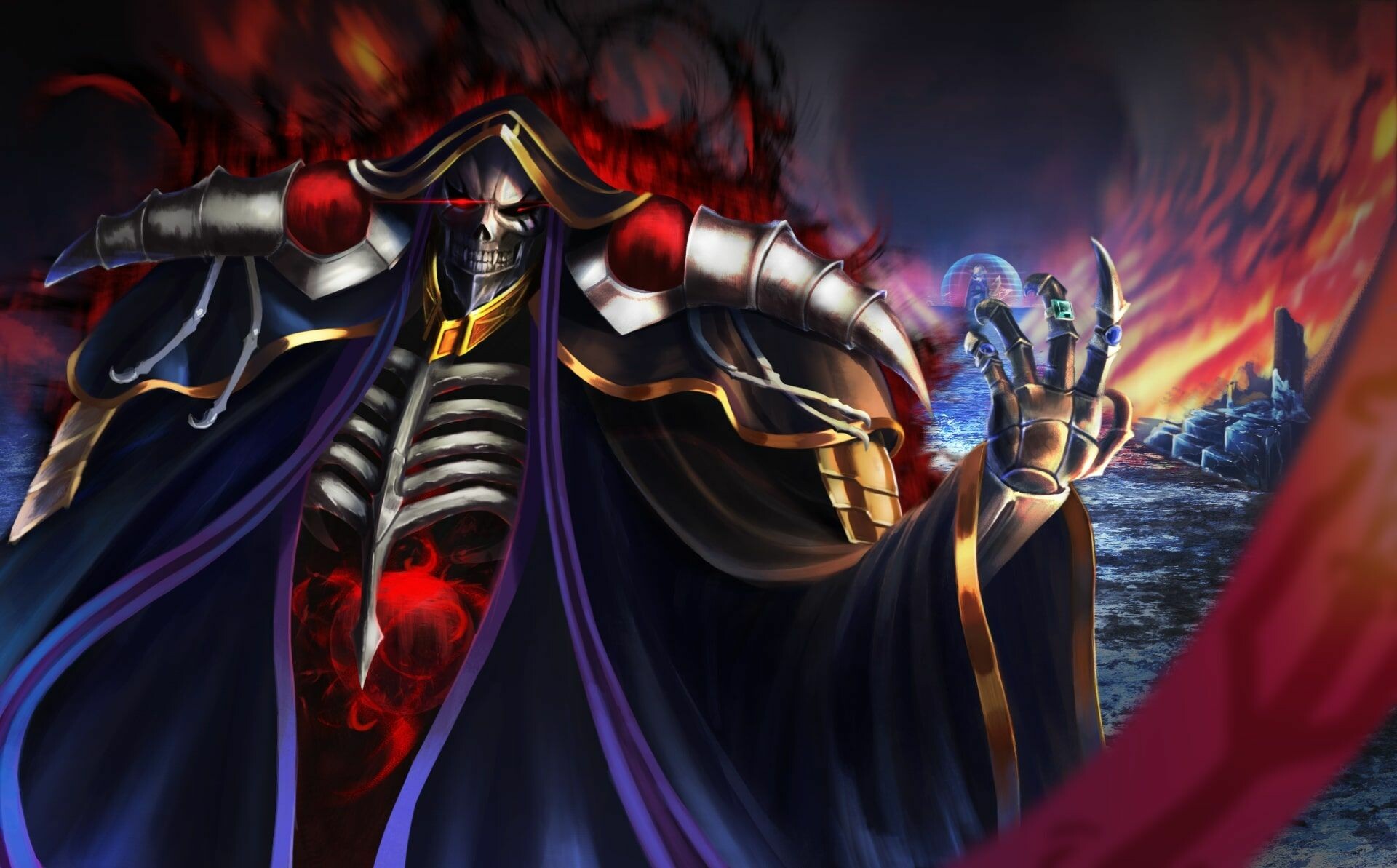 Overlord, Anime wallpapers, 4K HD, Backgrounds, 1920x1200 HD Desktop