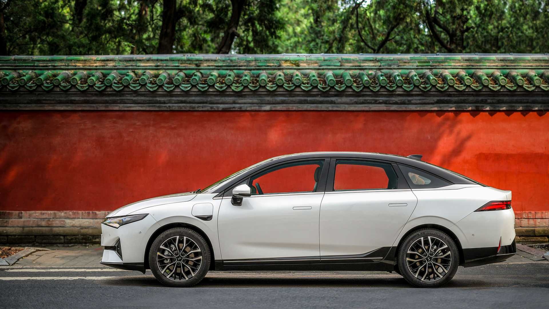 Guan Yun, XPeng P5 sedan Wallpaper, 1920x1080 Full HD Desktop