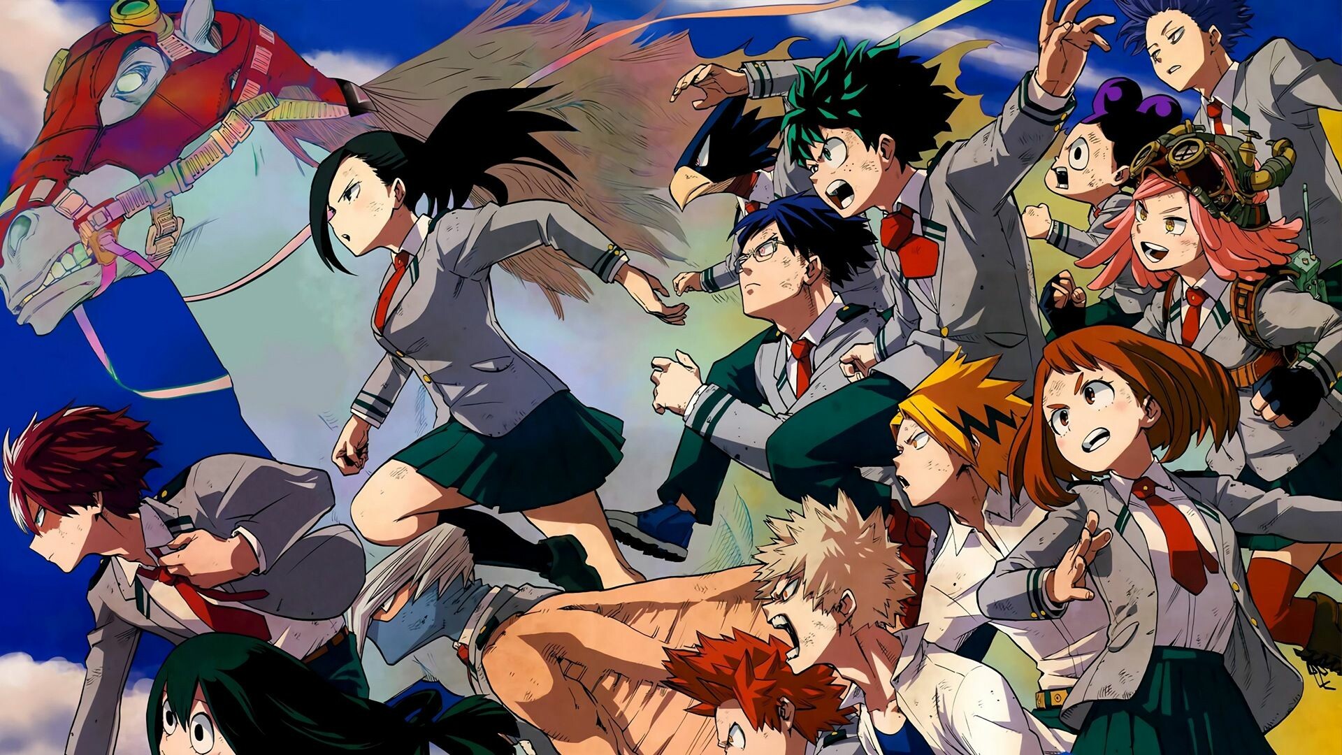 My Hero Academia anime, My Hero Academia backgrounds, 1920x1080 Full HD Desktop