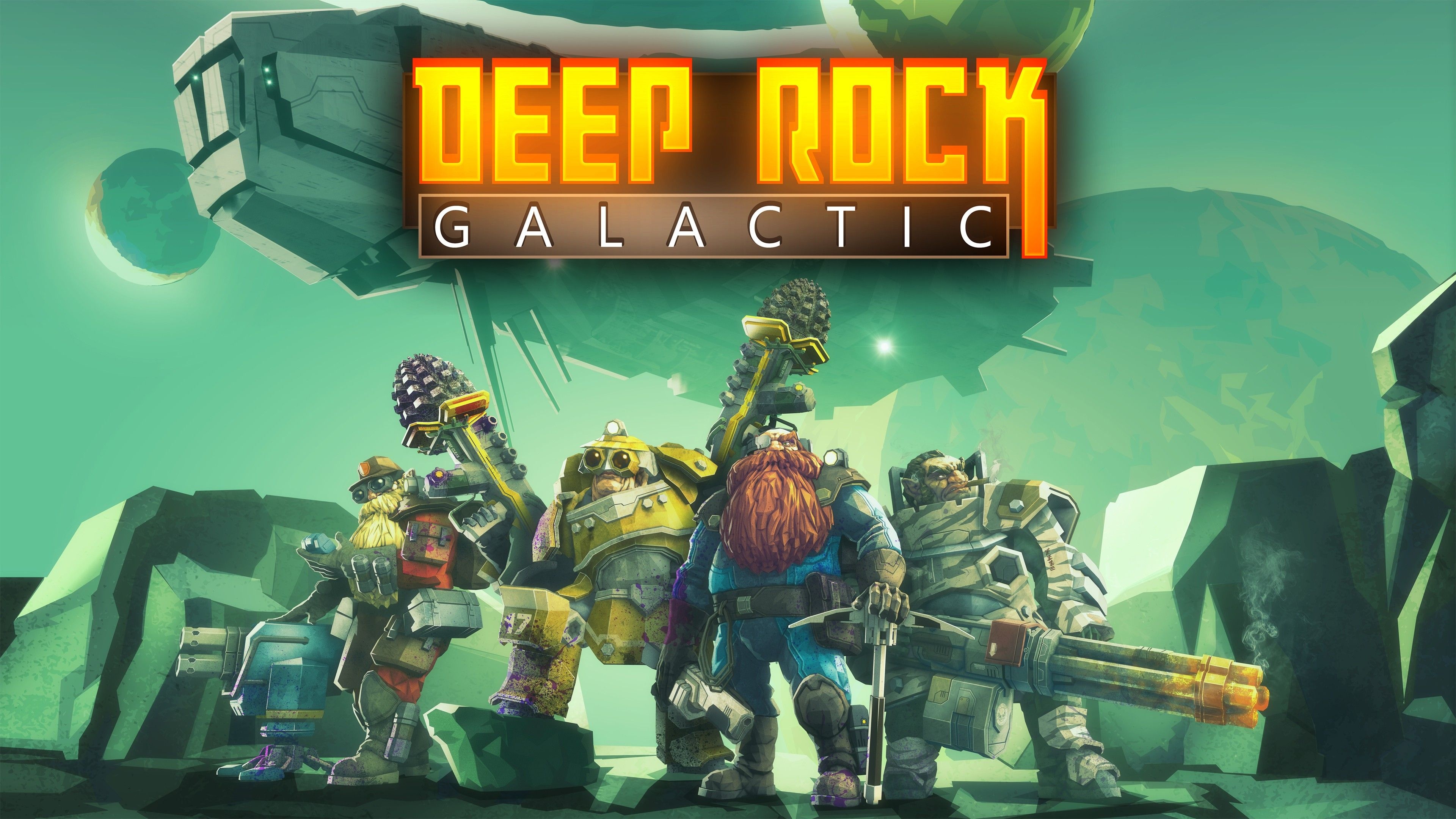 Deep Rock Galactic, Top free wallpapers, Immersive backgrounds, Action-packed gameplay, 3840x2160 4K Desktop