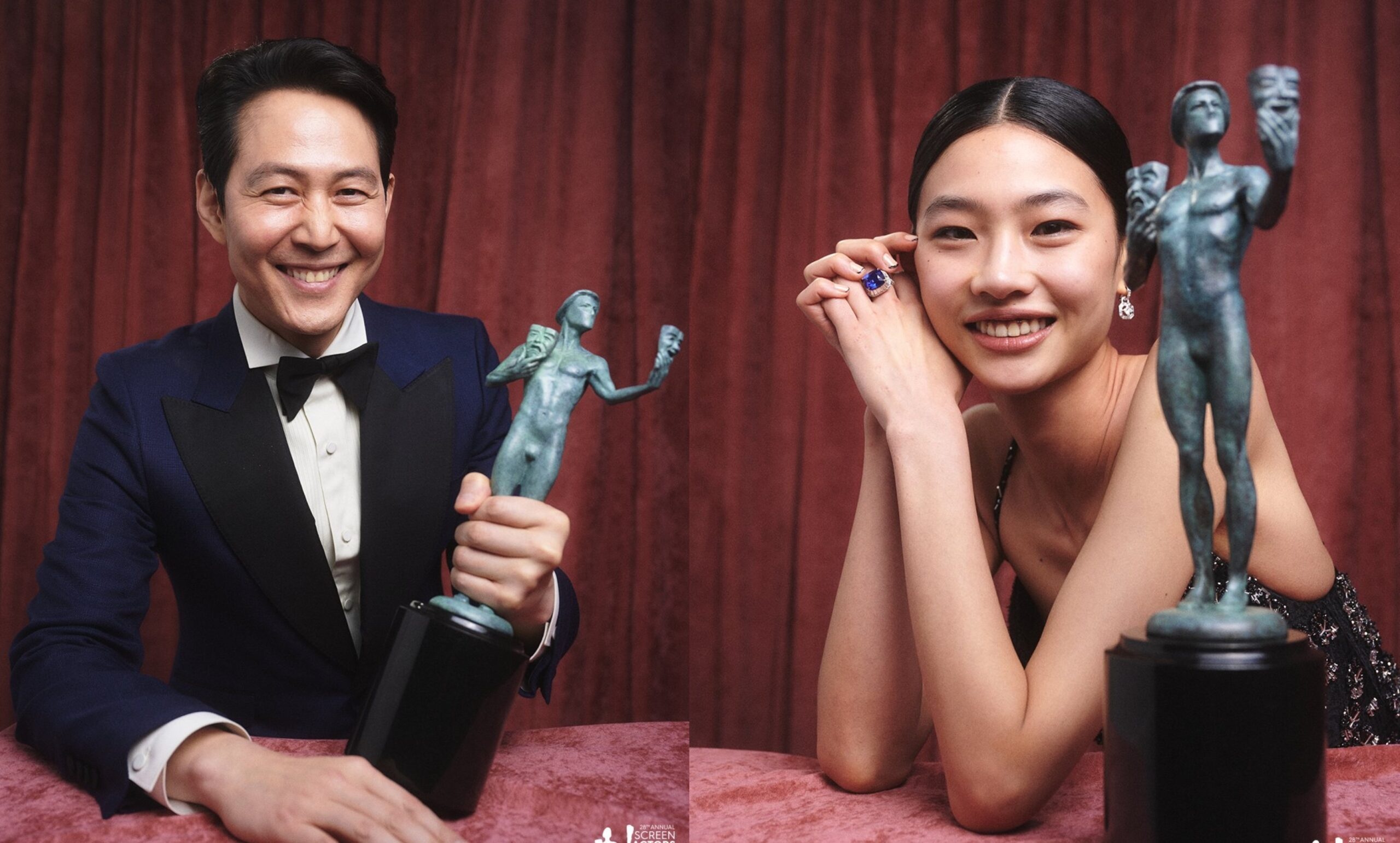 SAG Awards movies, Squid Game actors, Lee Jung Jae, Jung Ho Yeon, 2560x1550 HD Desktop