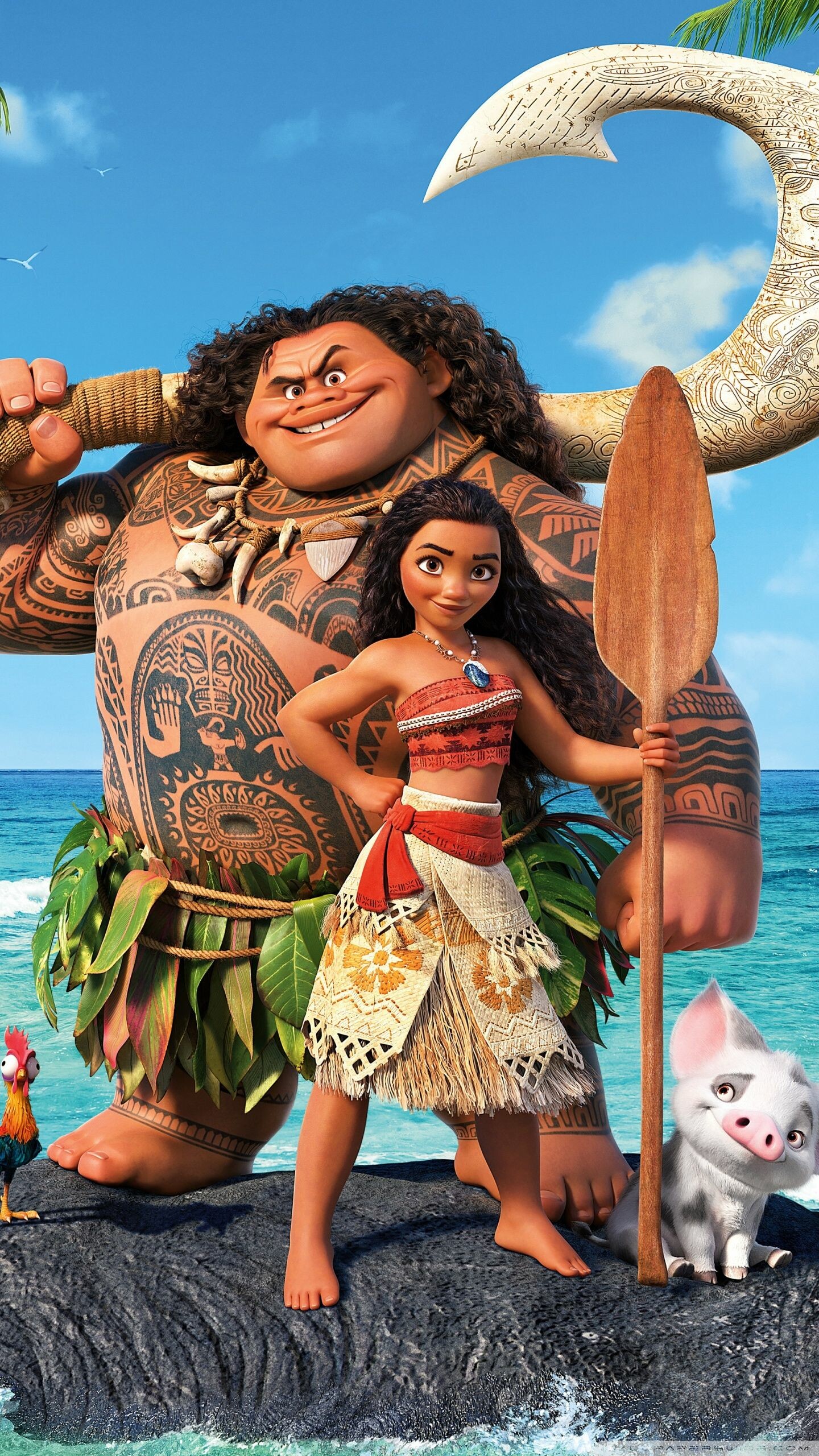 Moana wallpapers, Ocean adventure, Disney animation, Memorable characters, 1440x2560 HD Phone