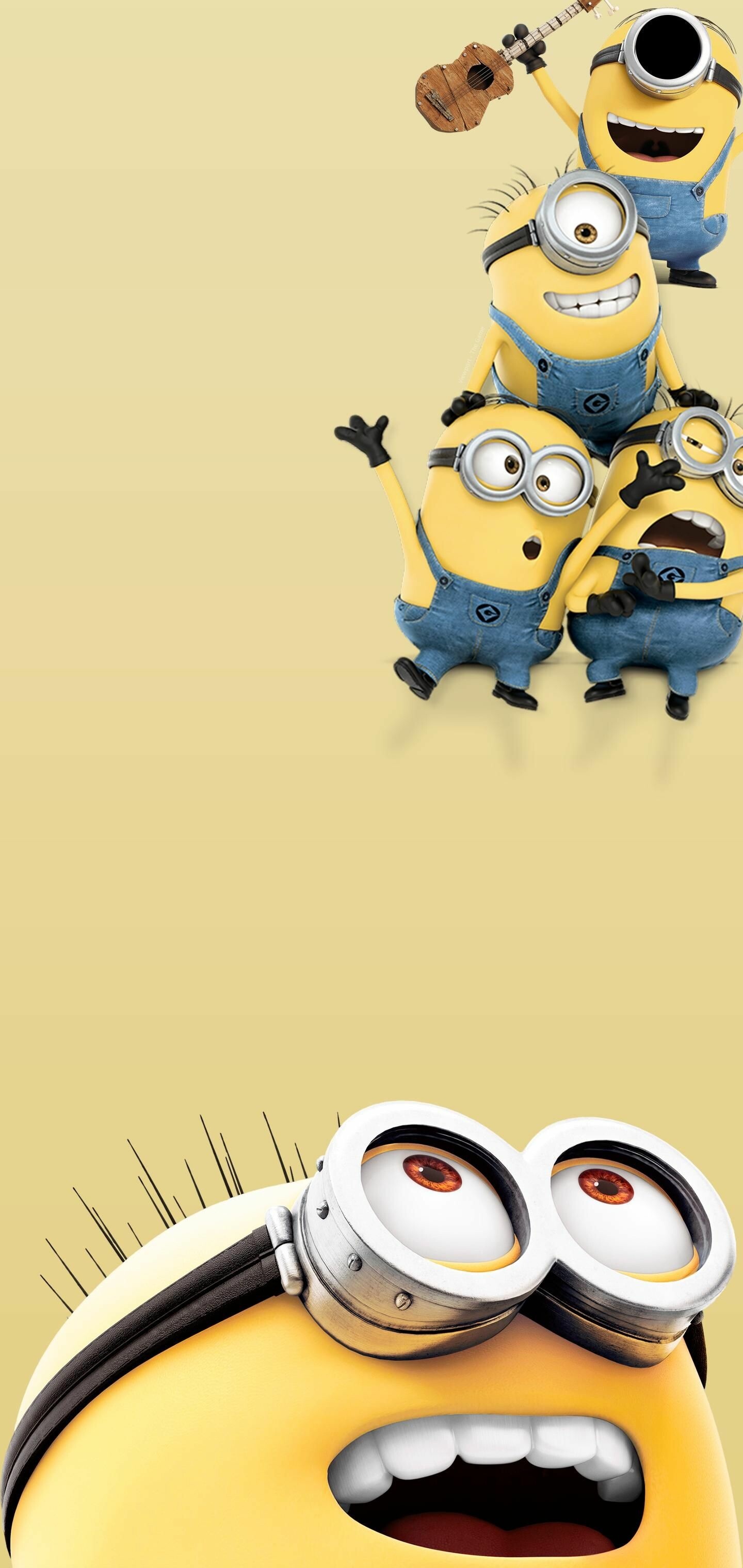 Minions, Cute Phone Wallpaper, 1440x3040 HD Phone