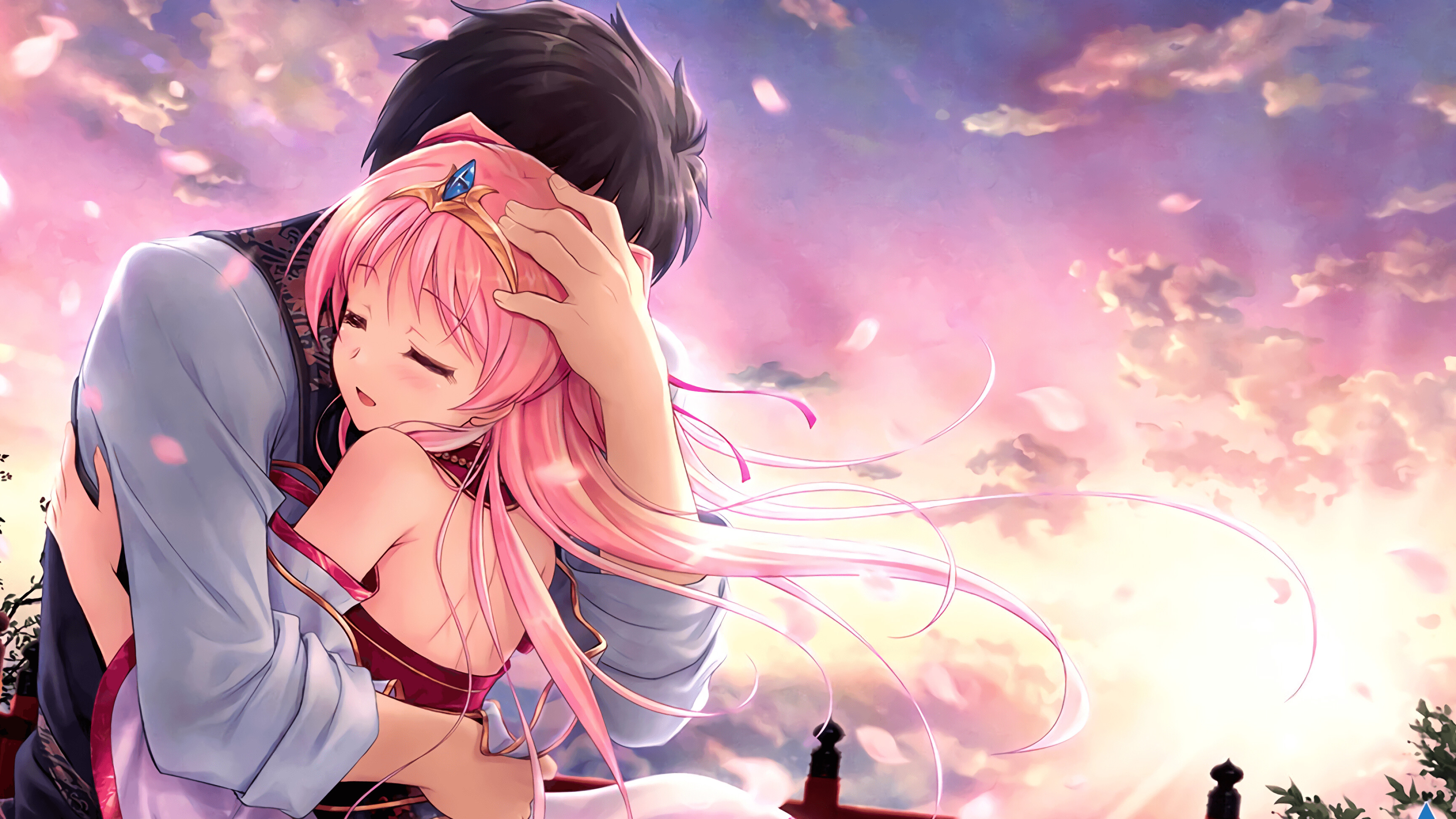 Sen No Hatou, Hugs Wallpaper, 3840x2160 4K Desktop
