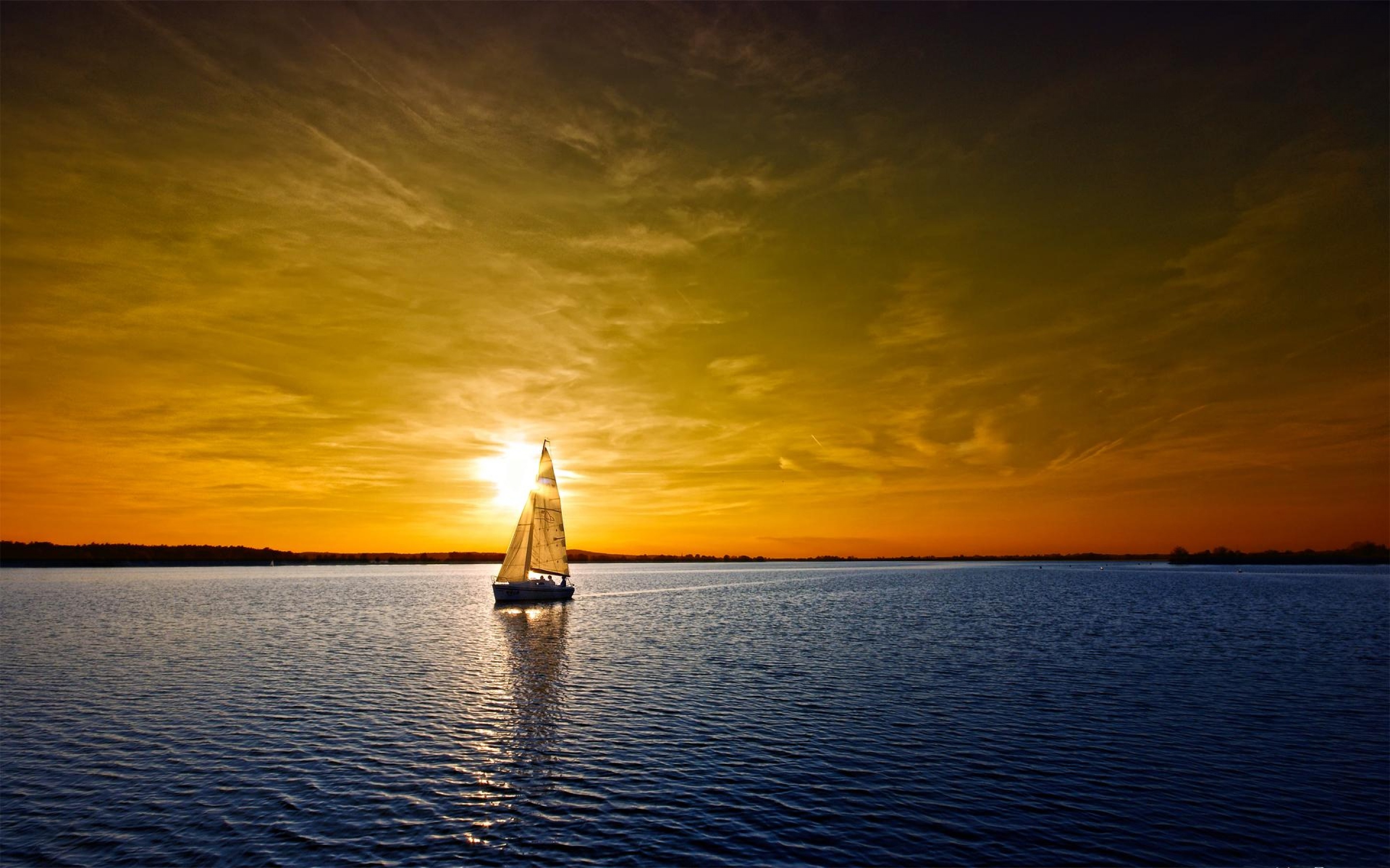 Boat, Sailing Wallpaper, 2880x1800 HD Desktop