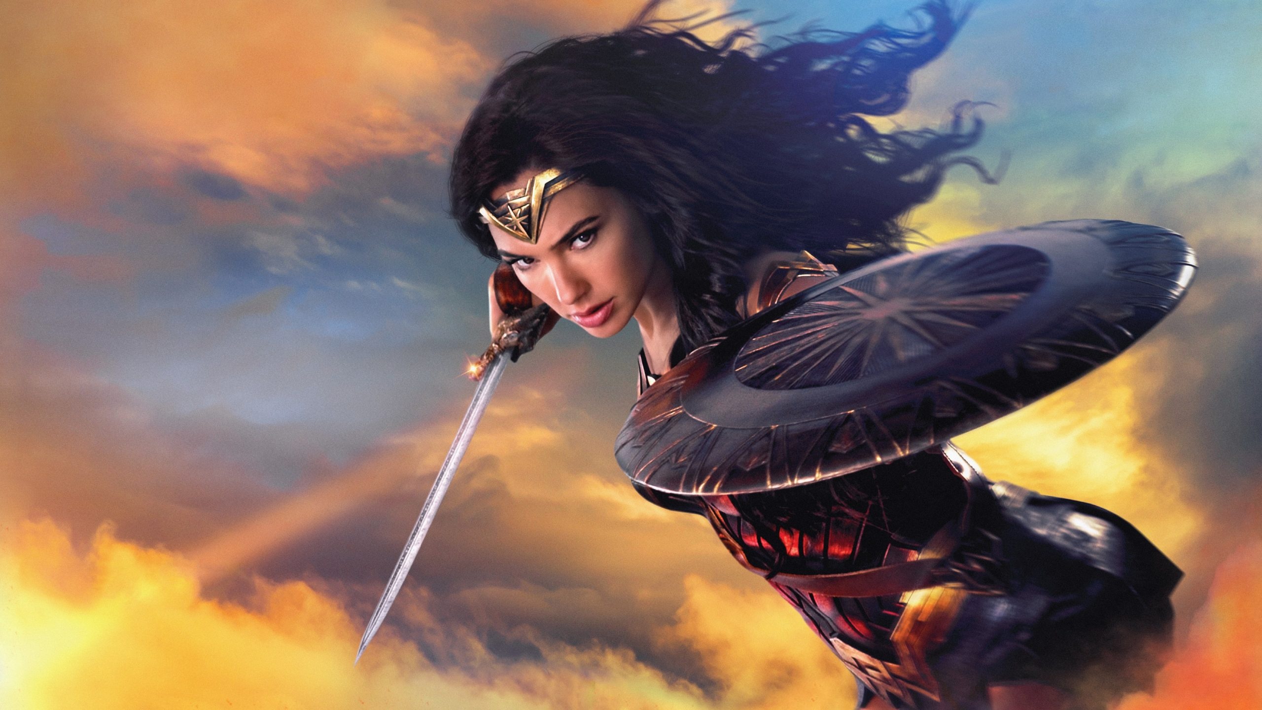 Patty Jenkins, Wonder Woman success, HBO premiere, Chart-topping achievement, 2560x1440 HD Desktop