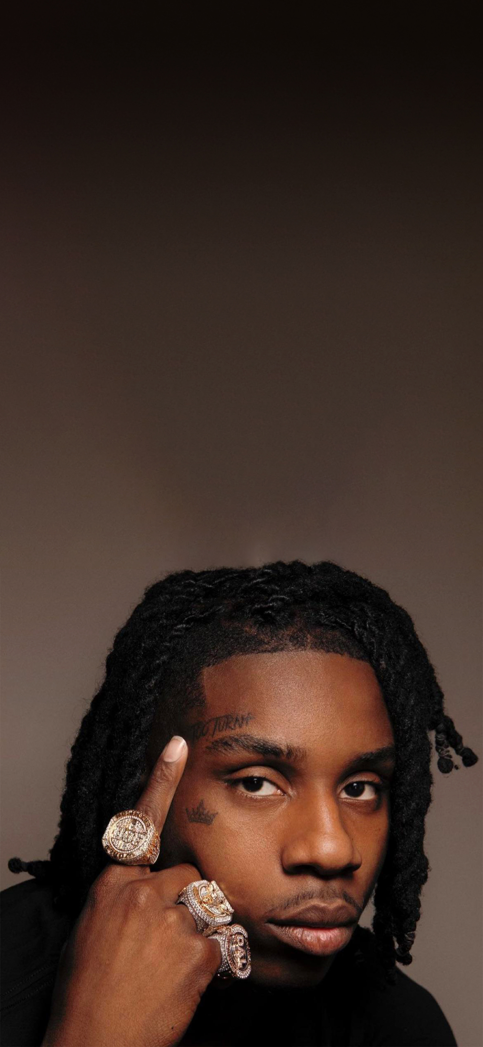 Polo G (Music), Blue-themed wallpaper, Aesthetic appeal, Creative visuals, 1660x3590 HD Phone