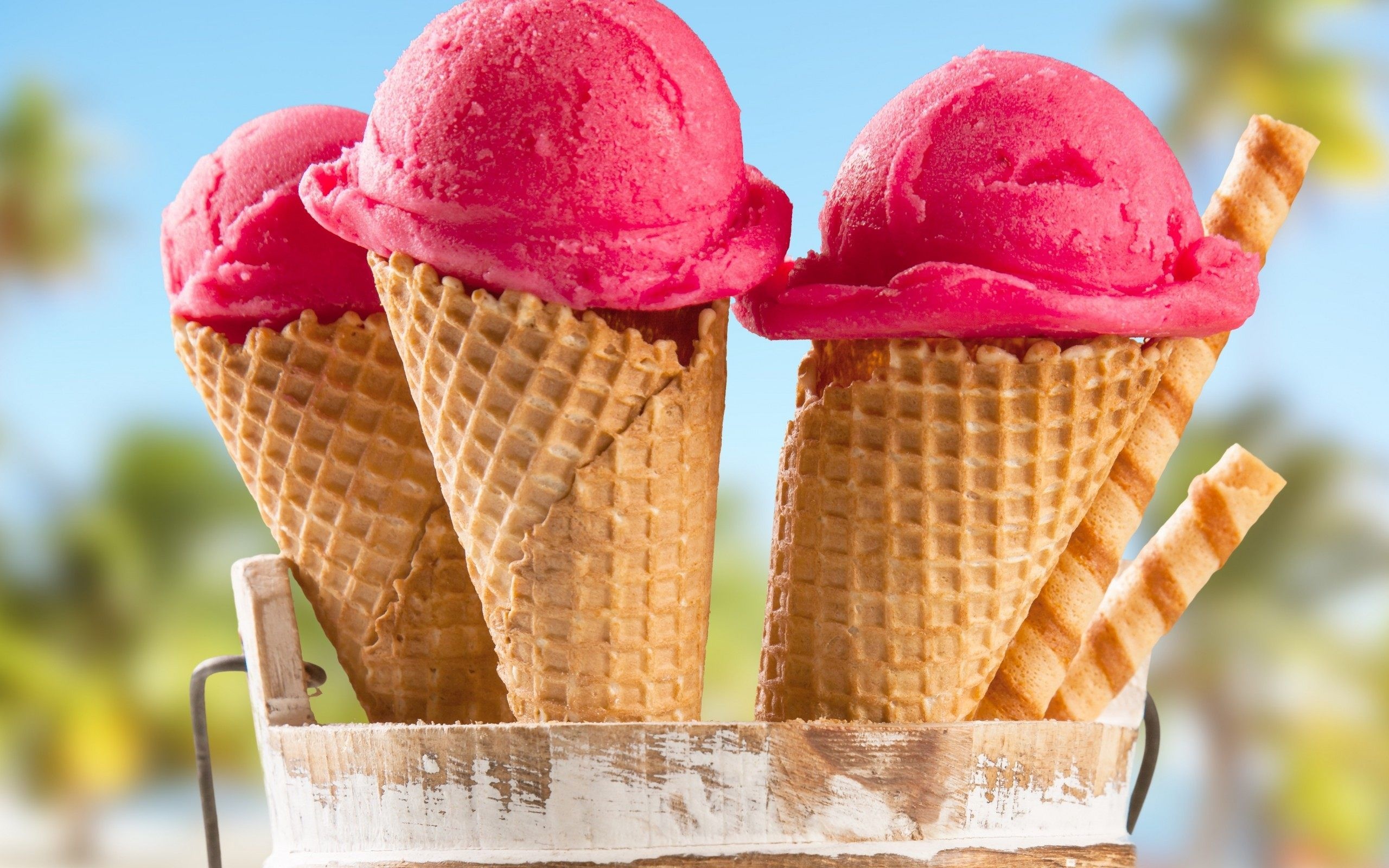Sorbet, Ice Cream Cone Wallpaper, 2560x1600 HD Desktop