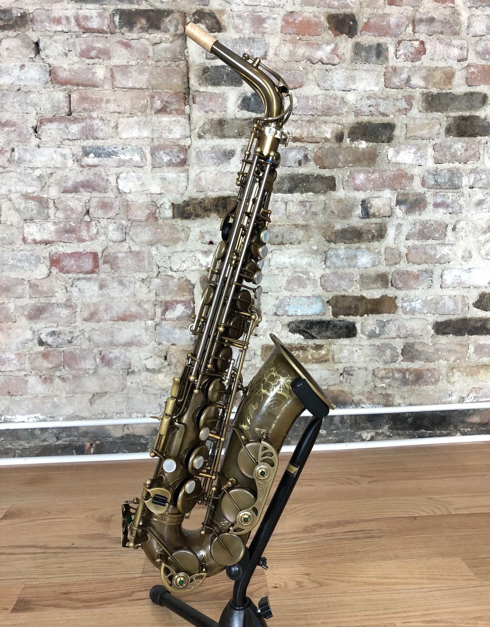 New vintage alto saxophone, Wood stone model, High F key, Superior sound quality, 1600x2050 HD Phone