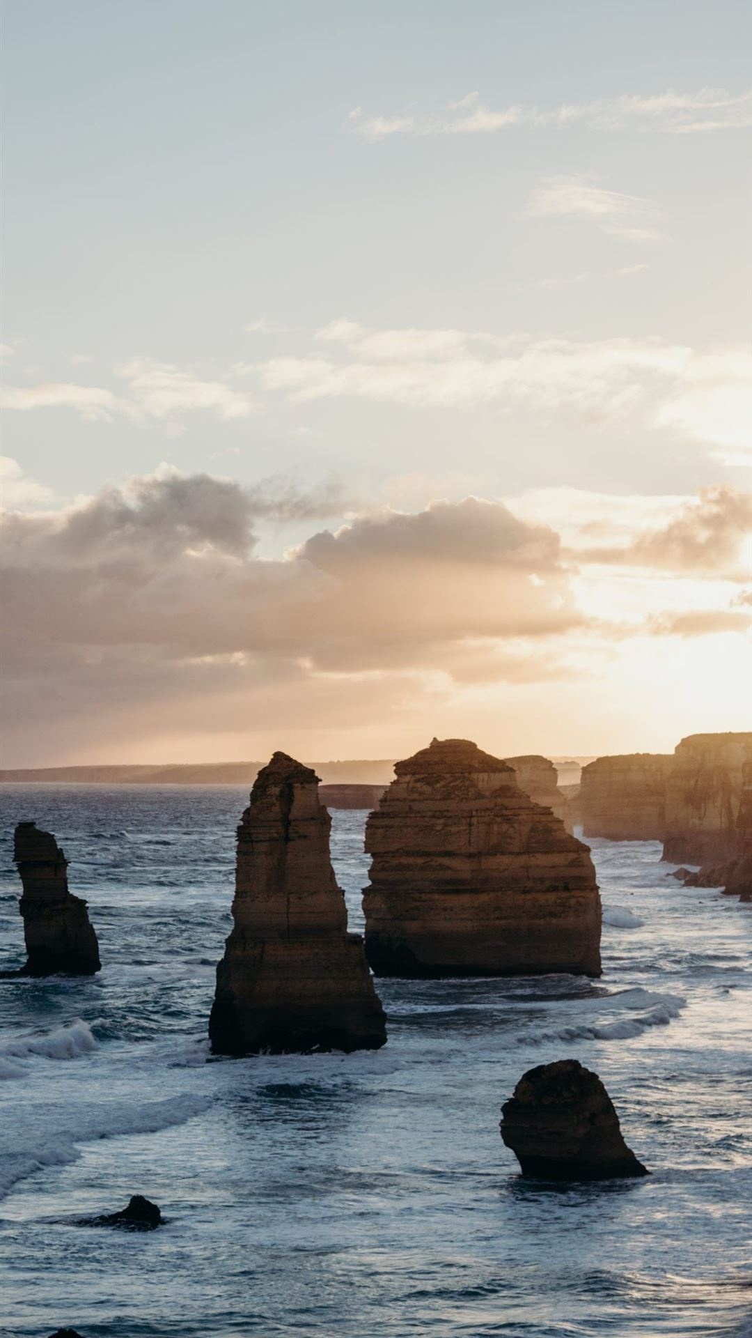 Twelve Apostles, iPhone wallpapers, 1080x1920 Full HD Phone