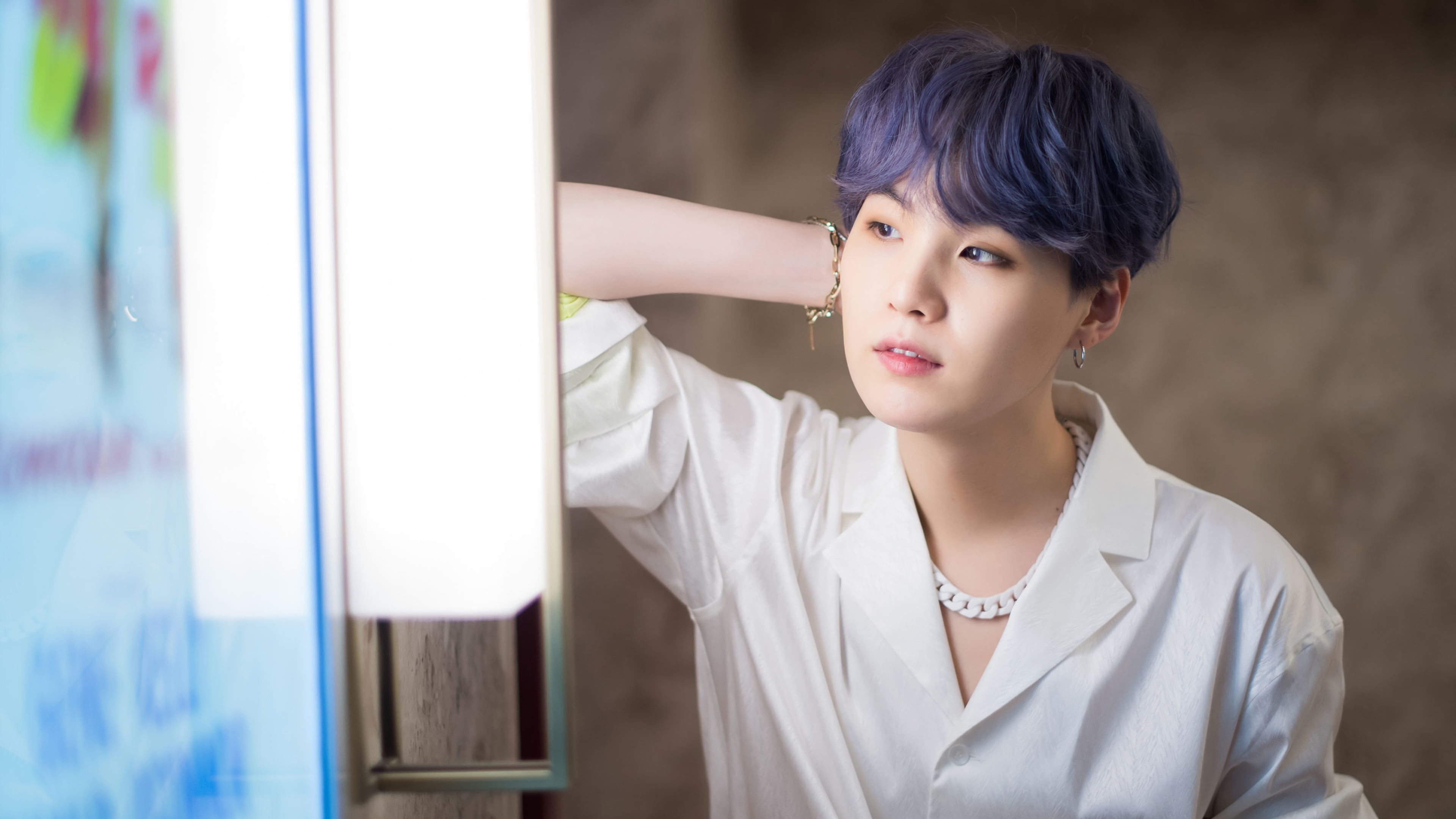 Suga (BTS), Boy with luv, 4k wallpaper, Music, 3840x2160 4K Desktop