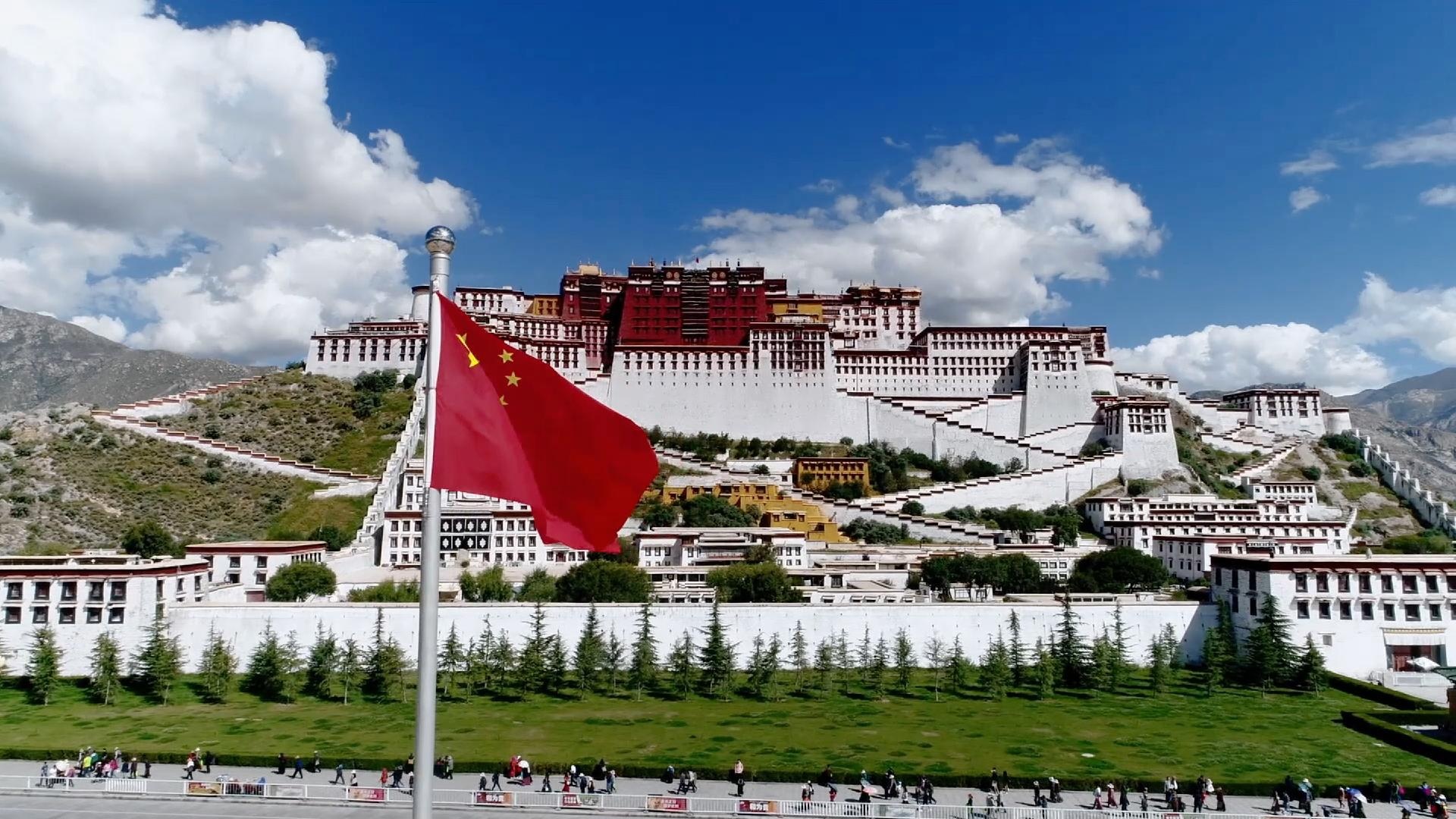 Potala Palace, Square renovation, Tibetan development, Cultural transformation, 1920x1080 Full HD Desktop