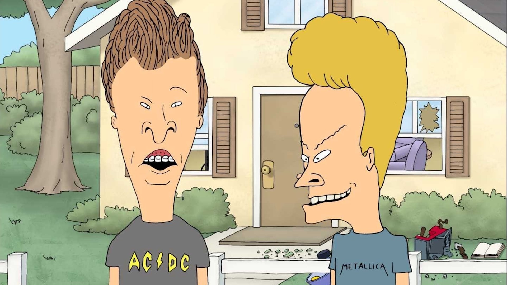 Beavis and Butt-Head, Comeback this year, New design, Animation, 1920x1080 Full HD Desktop