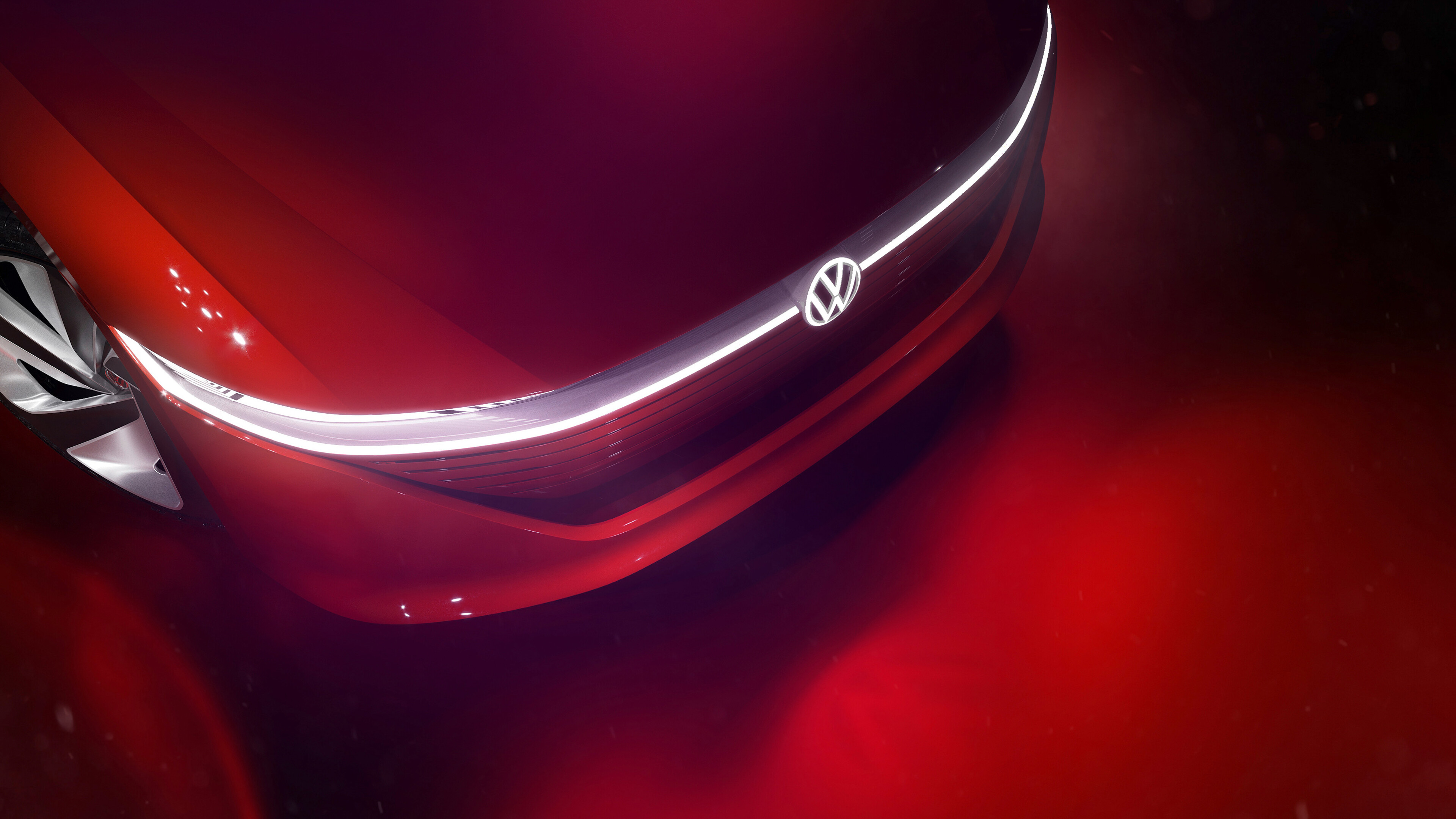 Close-up, Volkswagen Wallpaper, 3840x2160 4K Desktop