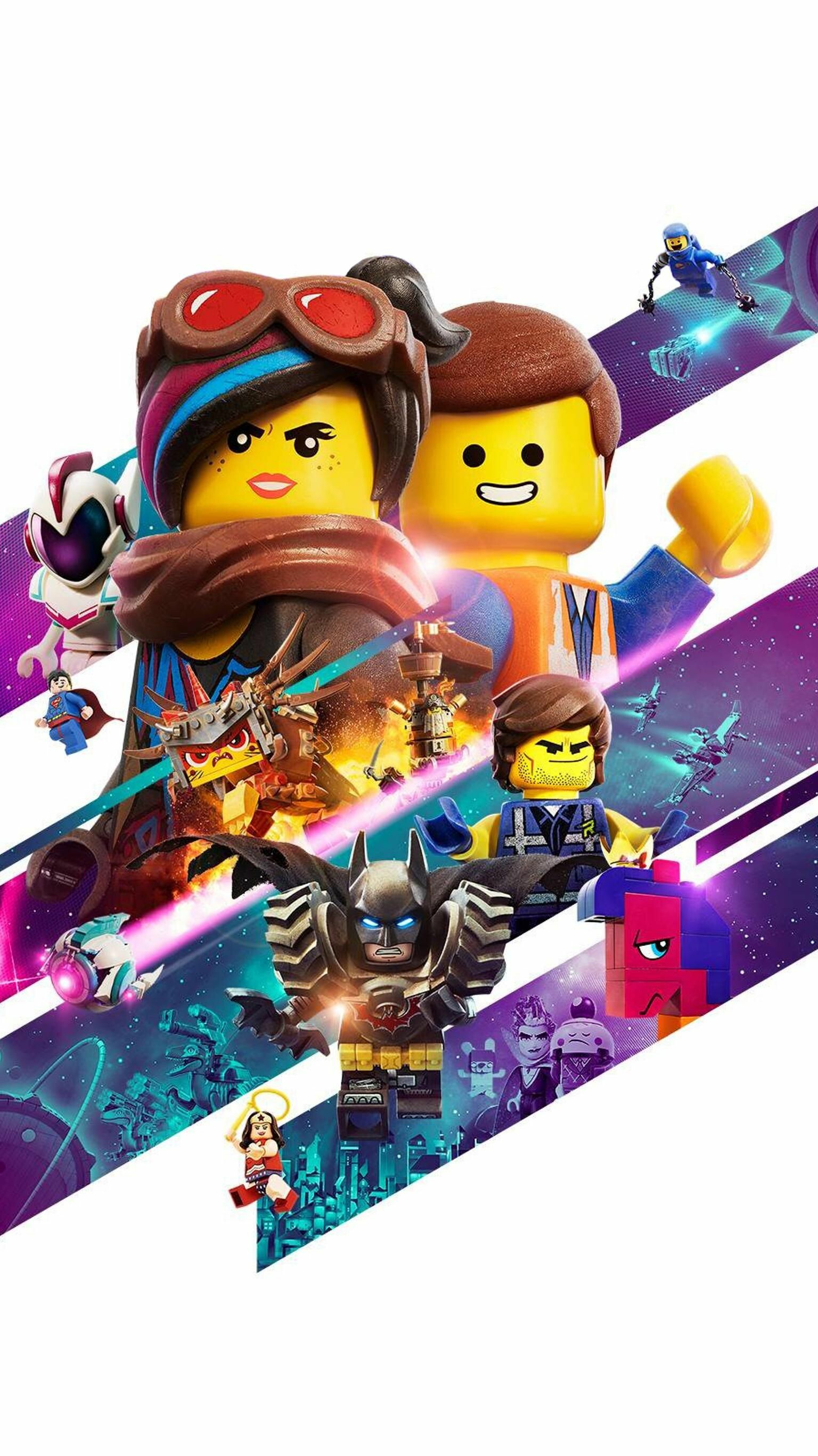 The Lego Movie 2, Phone wallpaper, Animated adventure, Lego poster, 1540x2740 HD Phone