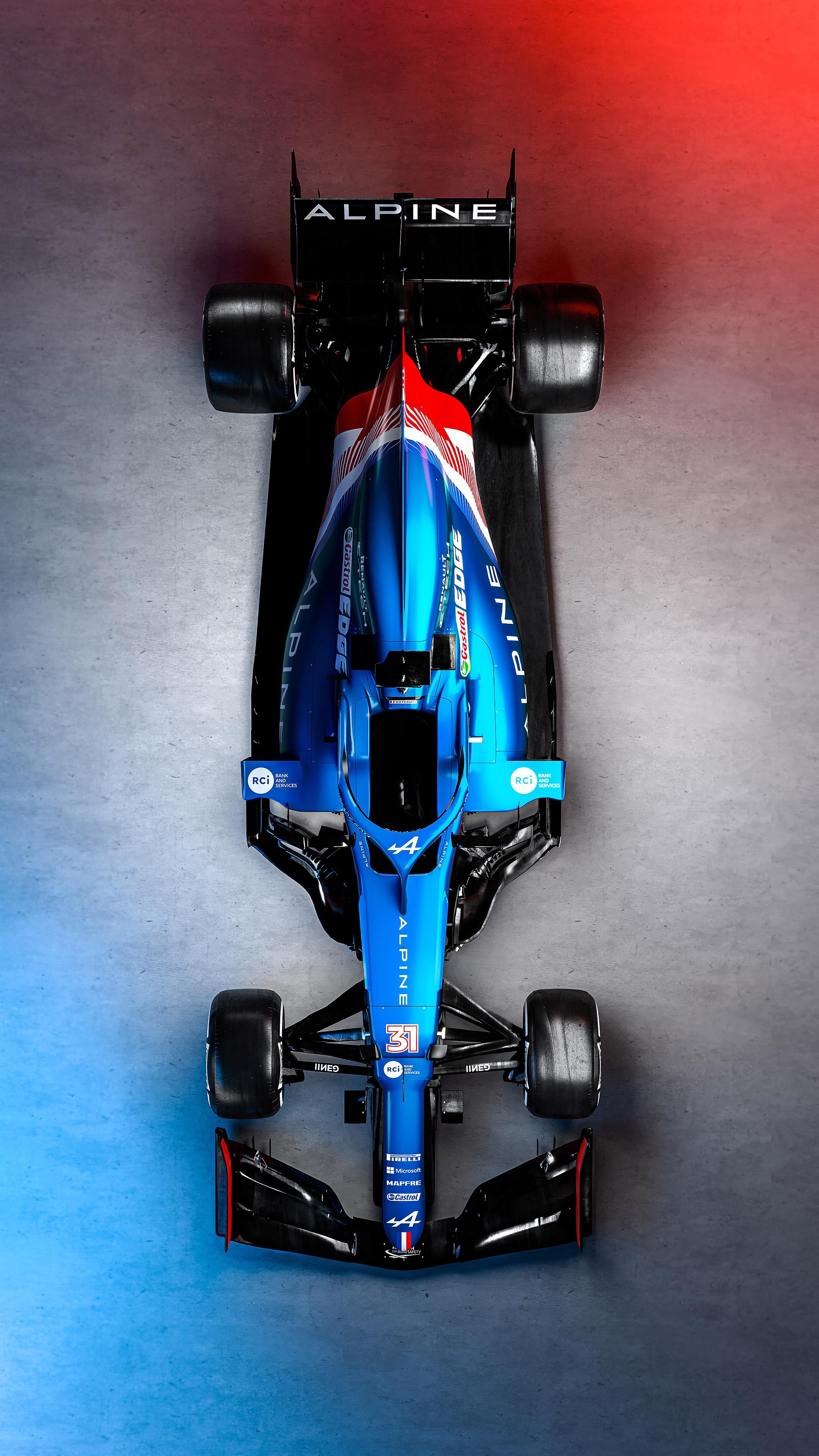 Esteban Ocon's car, Formula 1 Wallpaper, 2160x3840 4K Phone