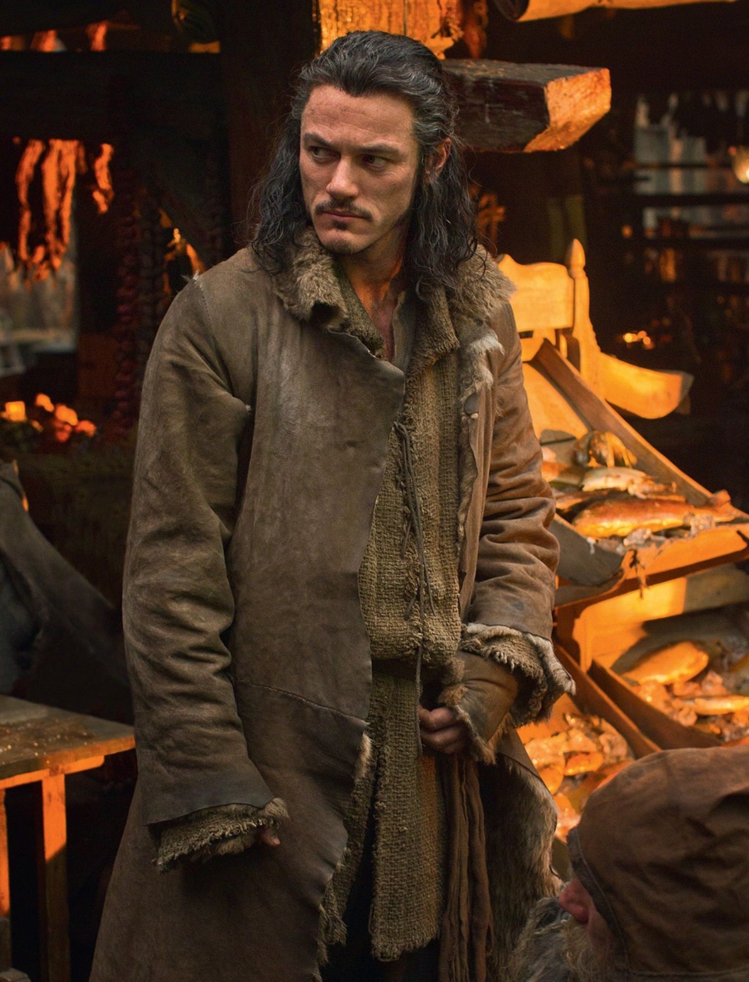 Bard the Bowman, Lake-town hero, Brave archer, Smaug's nemesis, 1520x1990 HD Phone