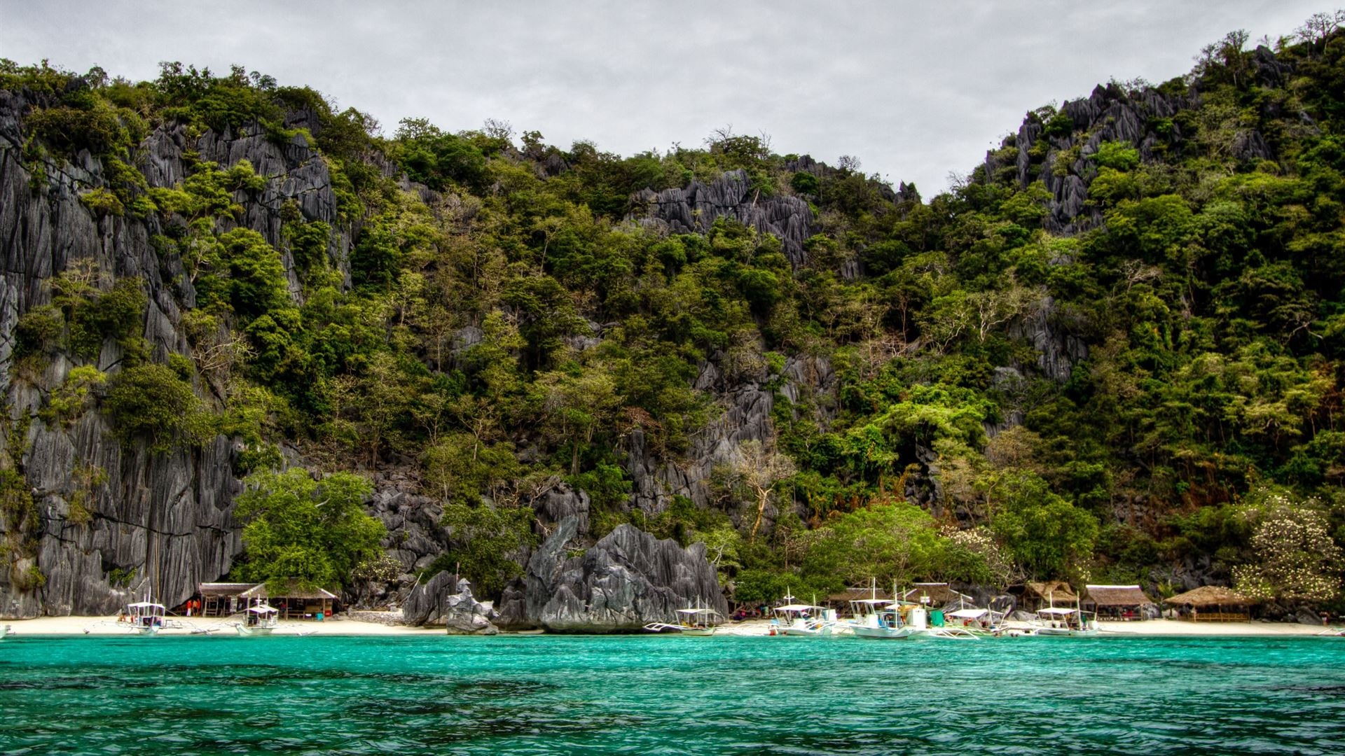 Palawan beaches, Tranquil shores, Macbook Air wallpaper, Tropical escape, 1920x1080 Full HD Desktop