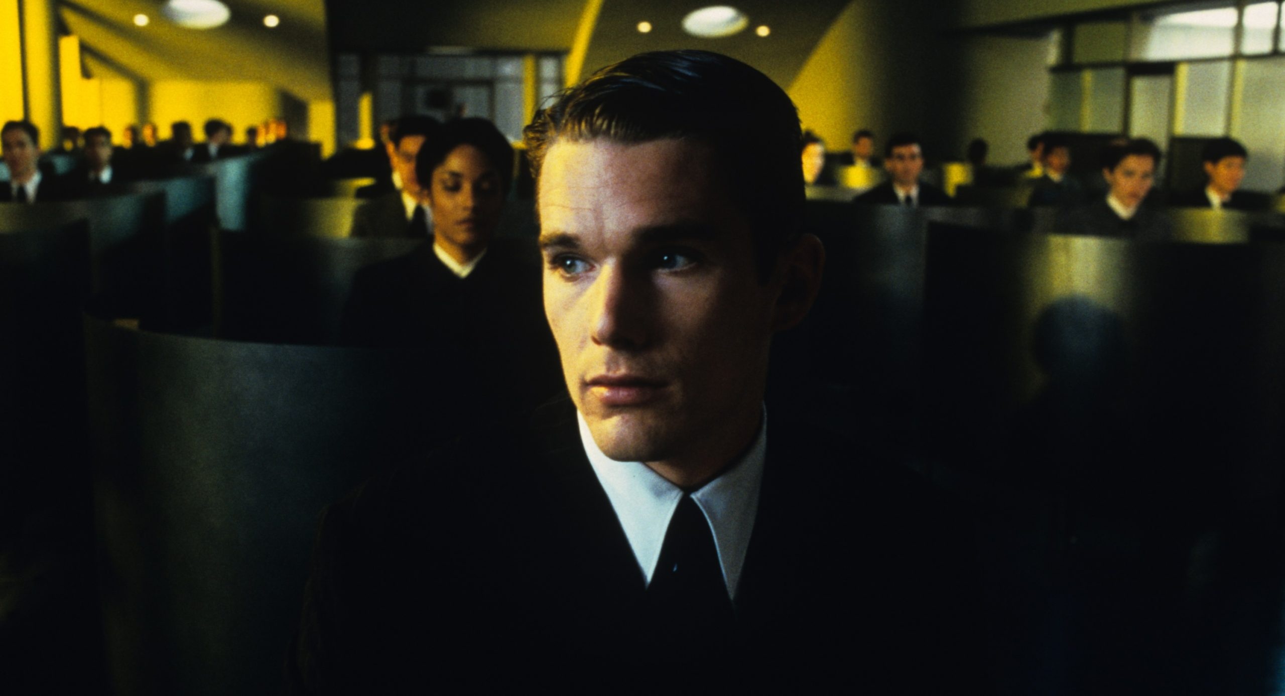 Gattaca, Genetic manipulation, Dystopian society, Identity crisis, 2560x1390 HD Desktop