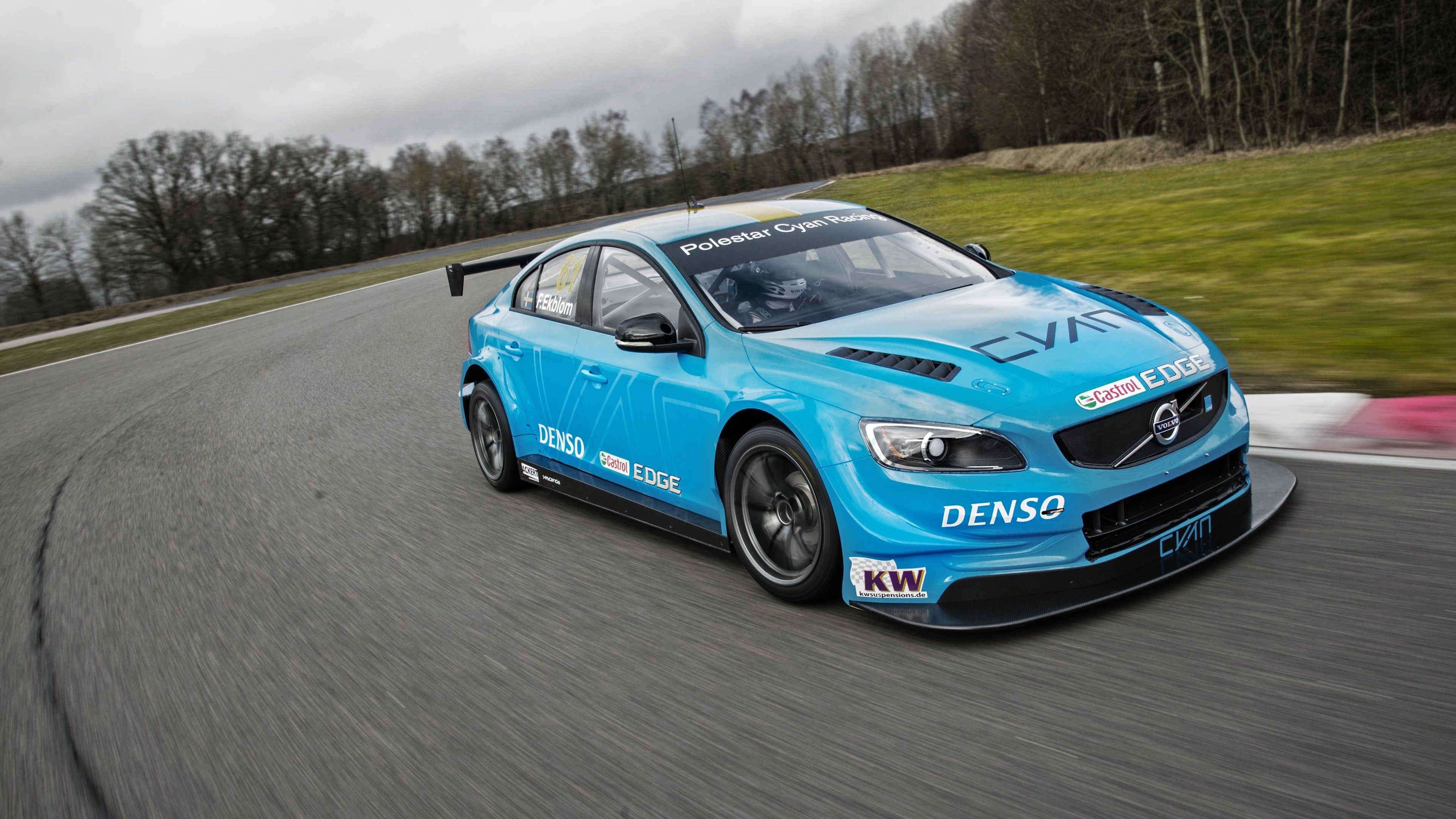 Cyan S60, Polestar Racing Wallpaper, 3840x2160 4K Desktop