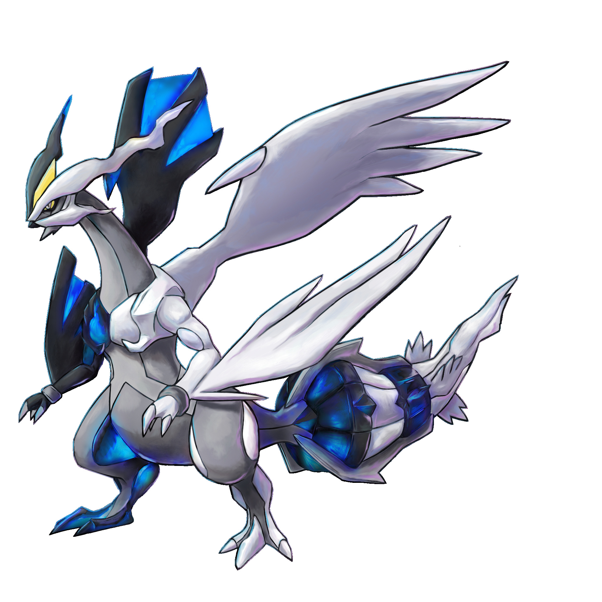 Kyurem, Game concept album, Legendary Pokemon, Art, 1920x1920 HD Phone