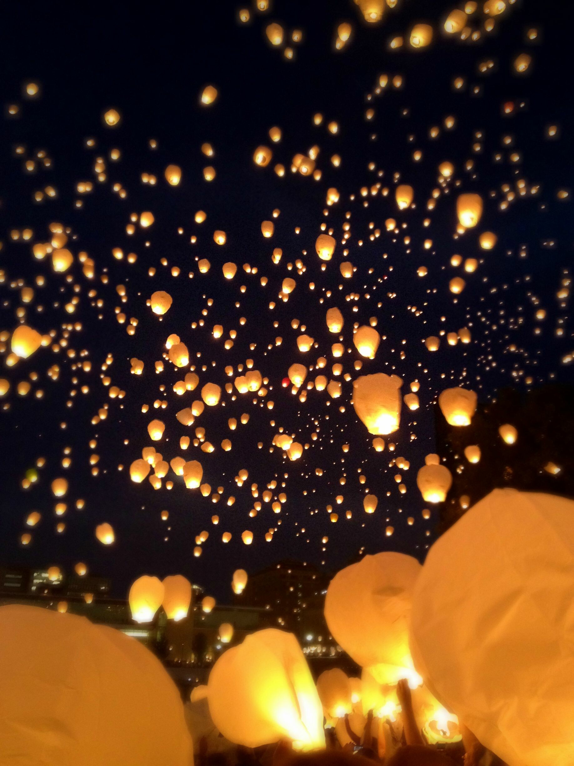 Lantern Festival wallpaper, Festive lights, Cultural celebration, Nighttime beauty, 1840x2450 HD Phone