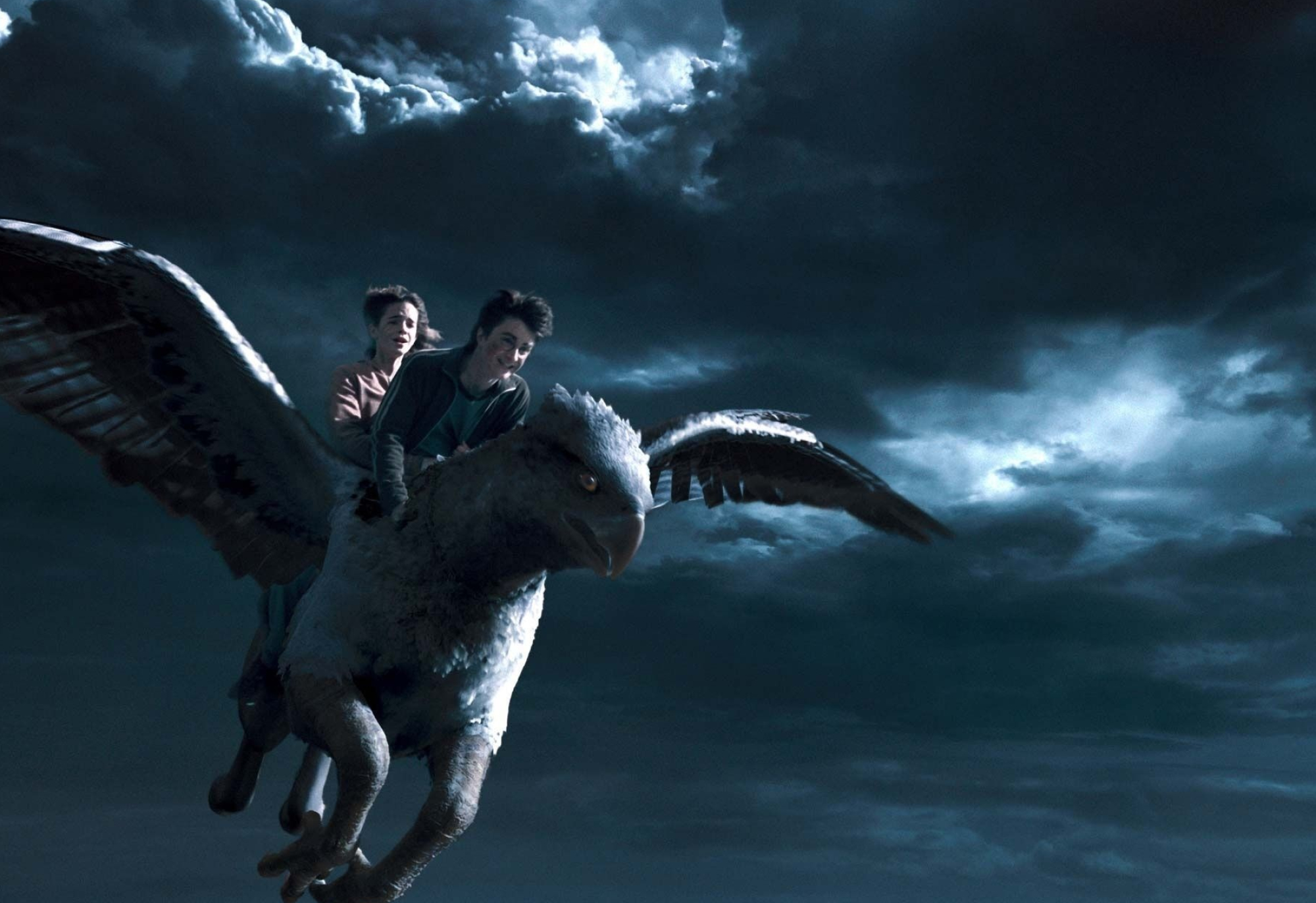 Hippogriff patronus wallpapers, Harry Potter, 2000x1380 HD Desktop