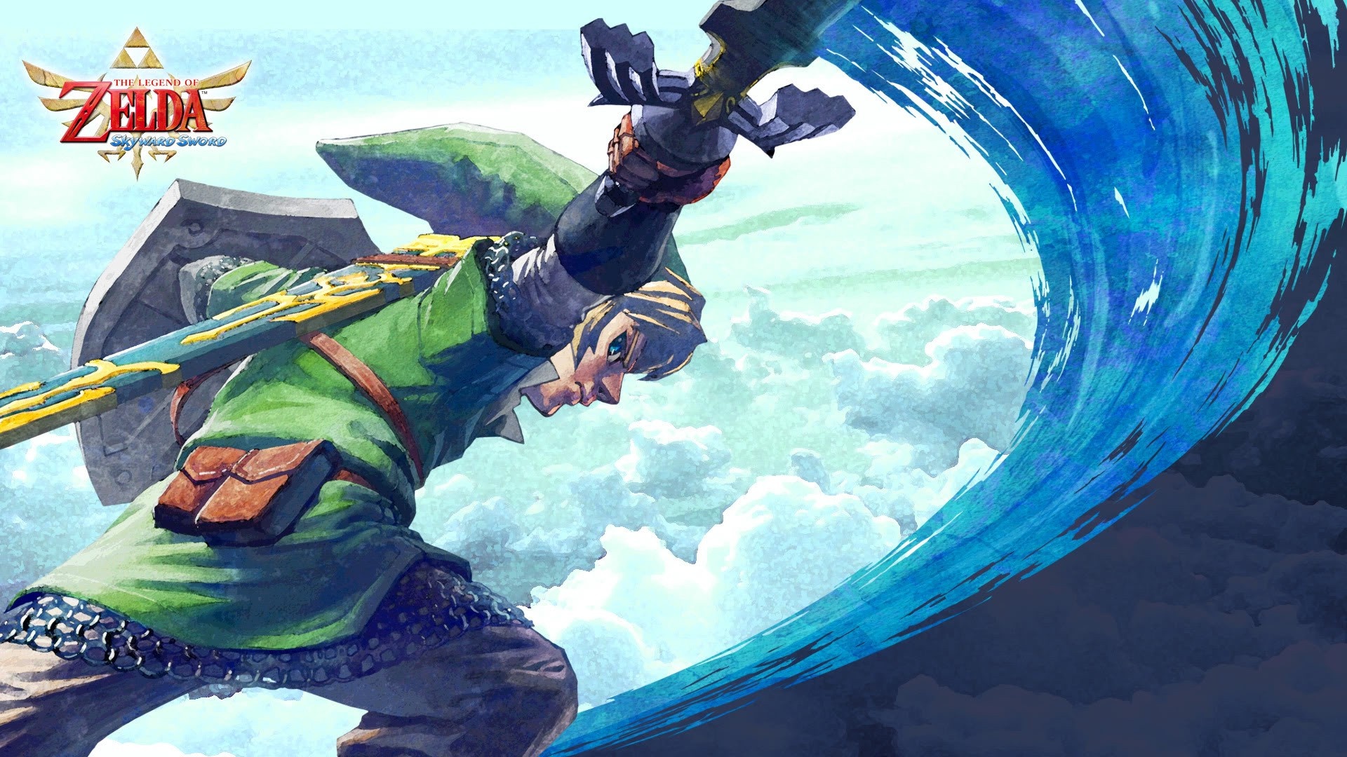 Skyward Sword, HD art, Sword of destiny, Hero's journey, 1920x1080 Full HD Desktop