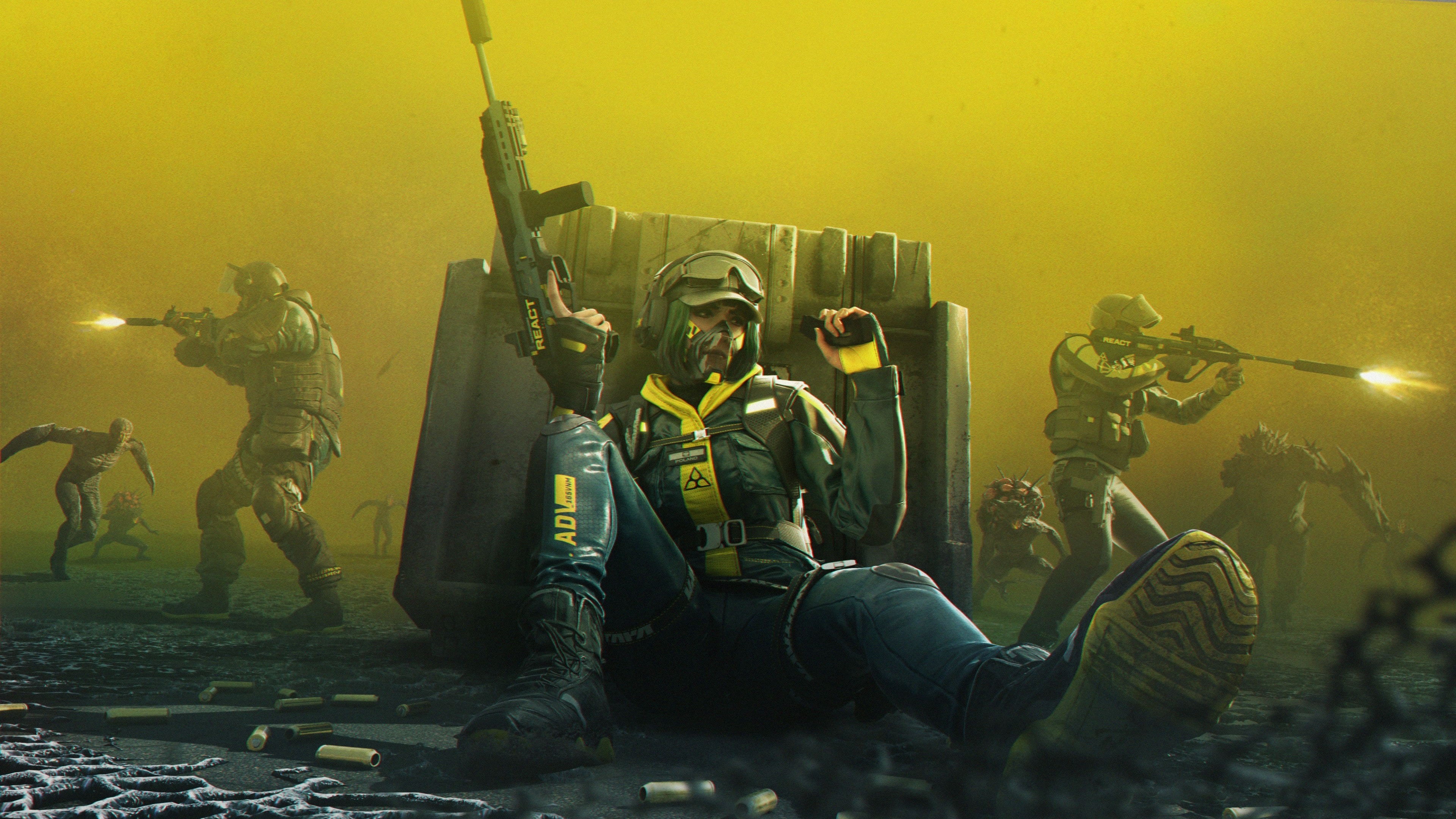 Tom Clancy's Rainbow Six Extraction, HD wallpapers, Hintergrnde, Rainbow, 3840x2160 4K Desktop