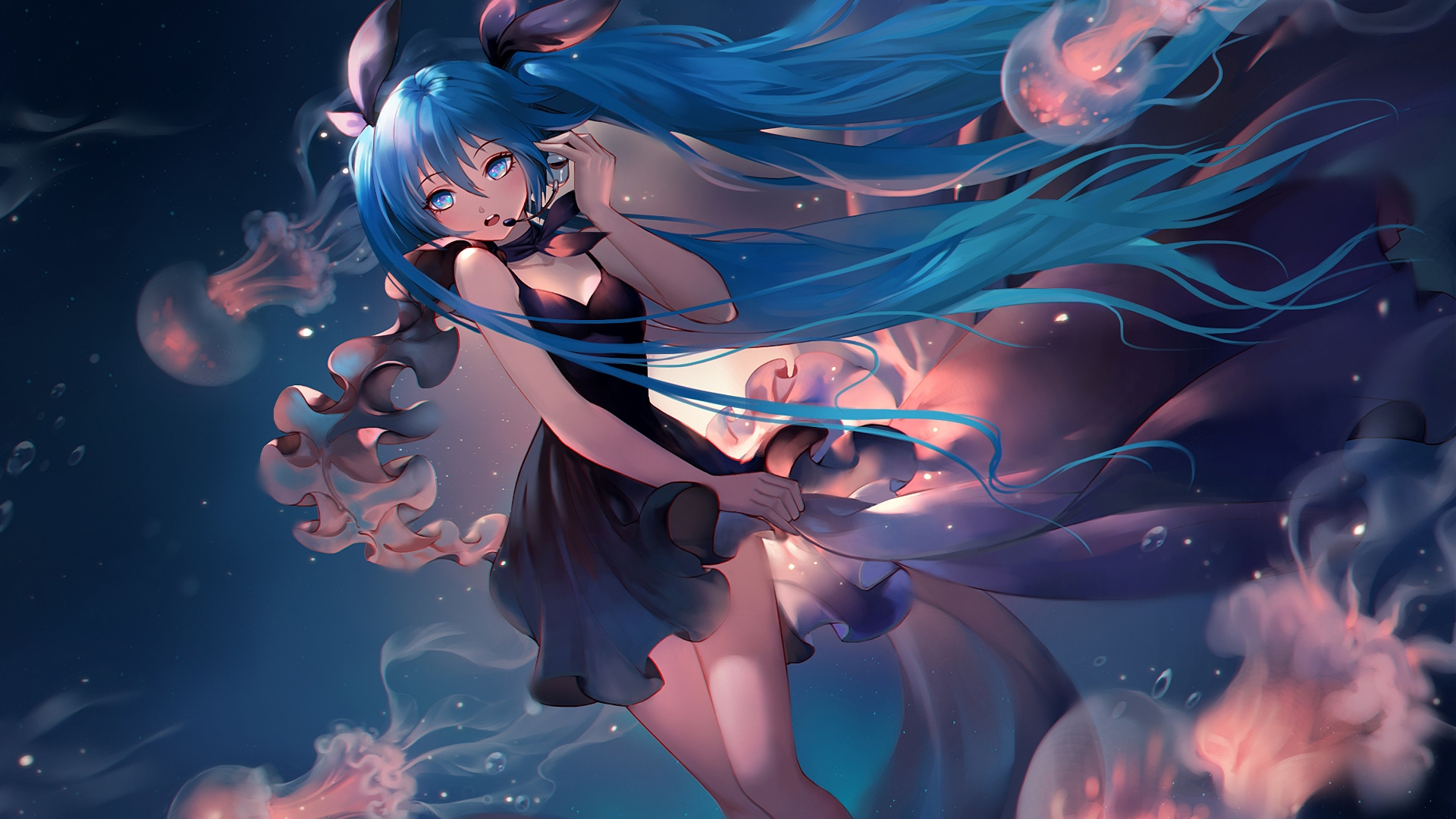 Artwork, Hatsune Miku: Project DIVA Wallpaper, 1920x1080 Full HD Desktop