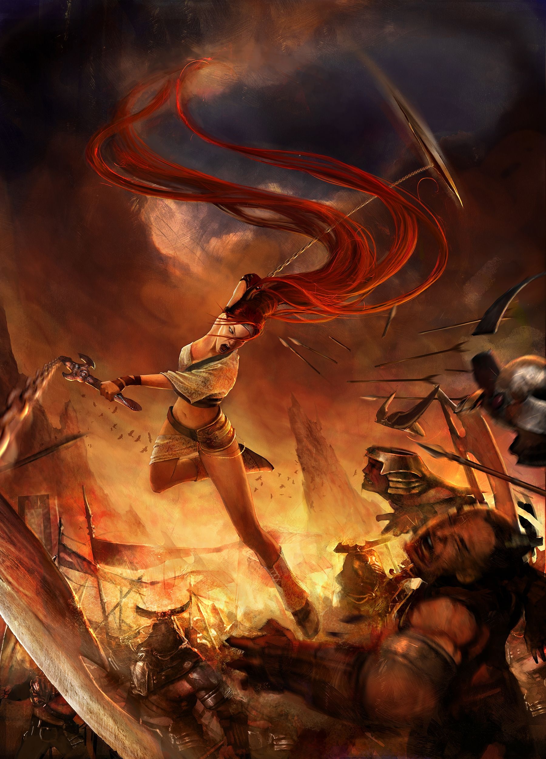 Bohan's Army, Heavenly Sword Wallpaper, 1800x2500 HD Phone