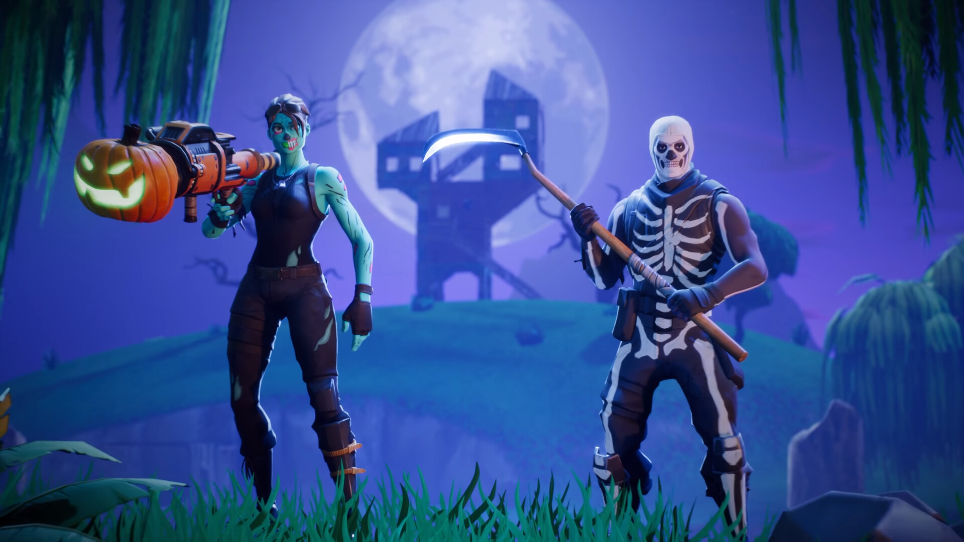 Fortnite, Battle royale, Intense gameplay, Colorful world, 1920x1080 Full HD Desktop