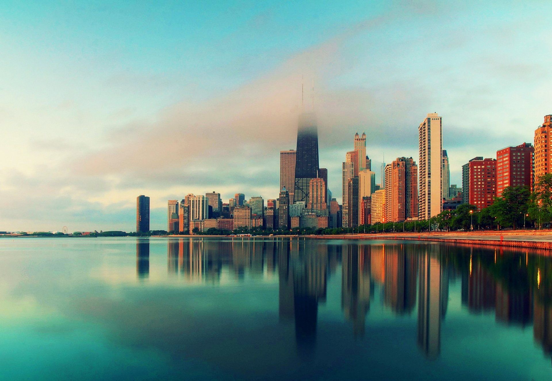 Chicago 4K wallpapers, City views, HD backgrounds, Urban art, 1920x1330 HD Desktop