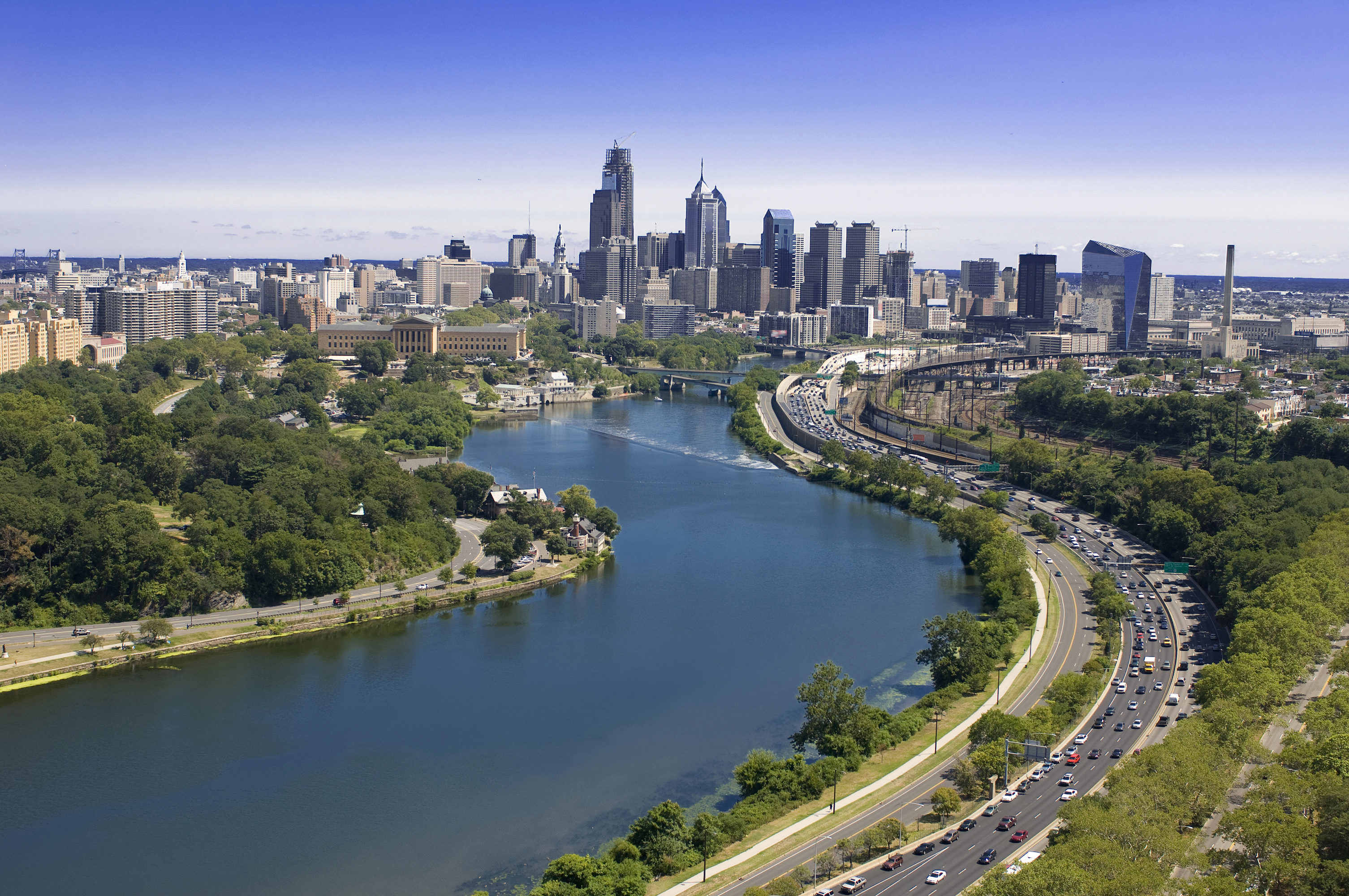 Philadelphia Skyline, Aerial view, Alumni connection, Cityscape photography, 3020x2000 HD Desktop