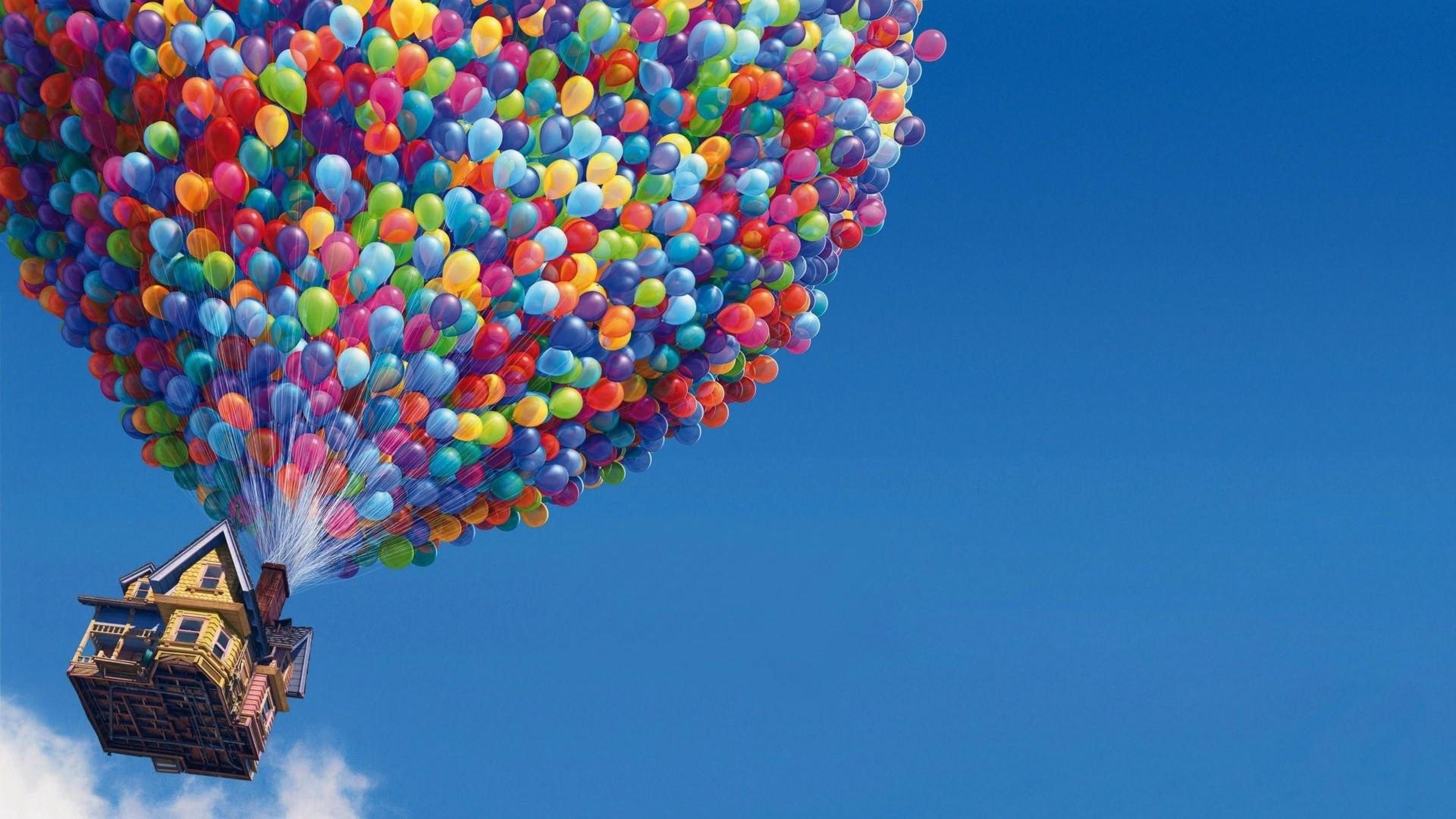 Cluster Ballooning, Up Disney wallpapers, Sports, 3840x2160 4K Desktop