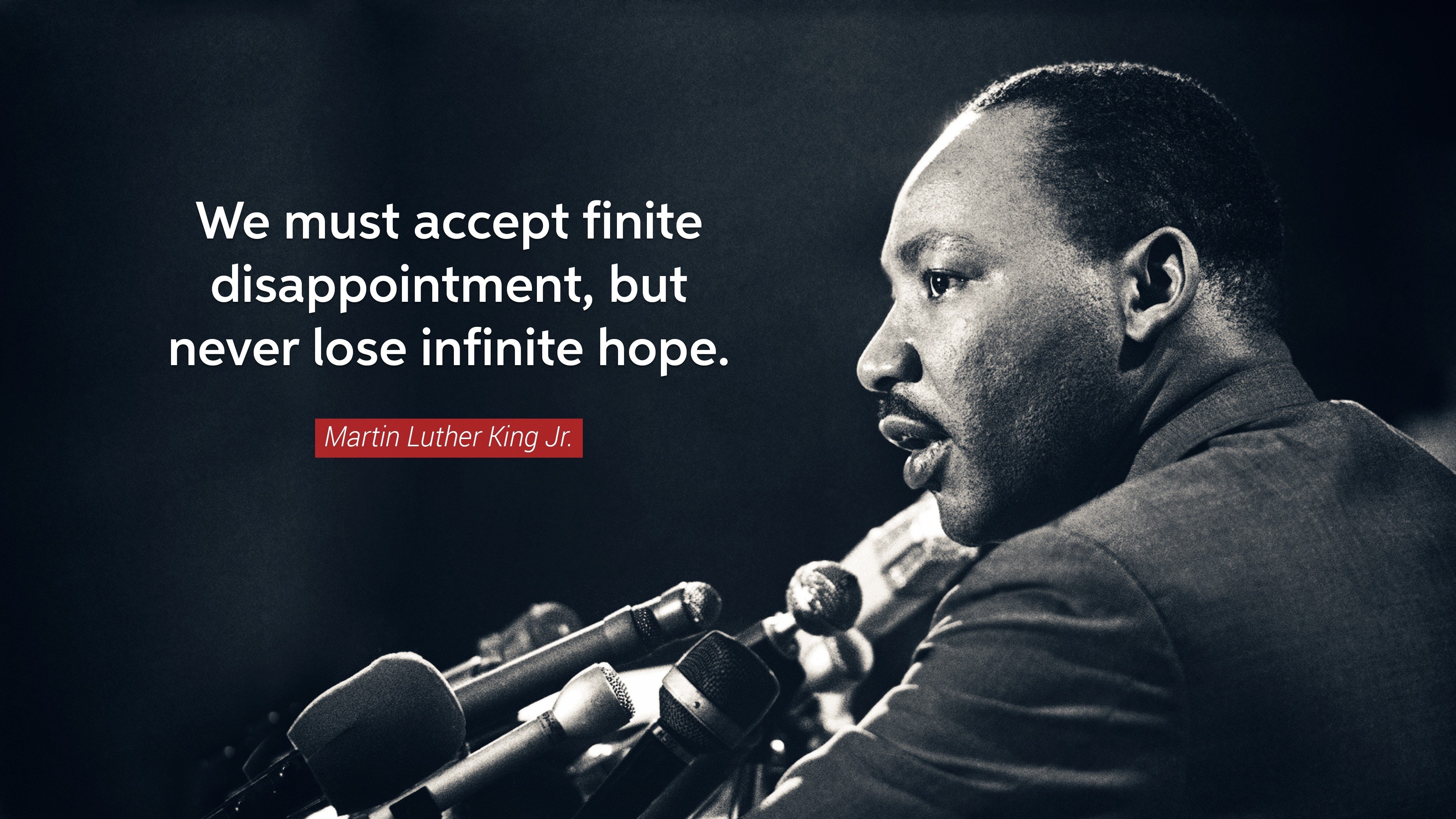 Martin Luther King Jr., Inspirational Wallpaper, 3840x2160 4K Desktop