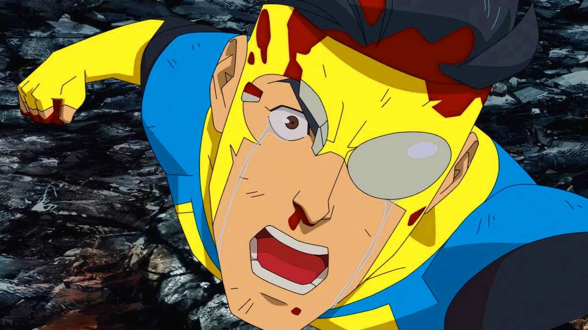 Invincible desktop wallpaper, High-quality image, Stunning visuals, Superhuman strength, 1920x1080 Full HD Desktop