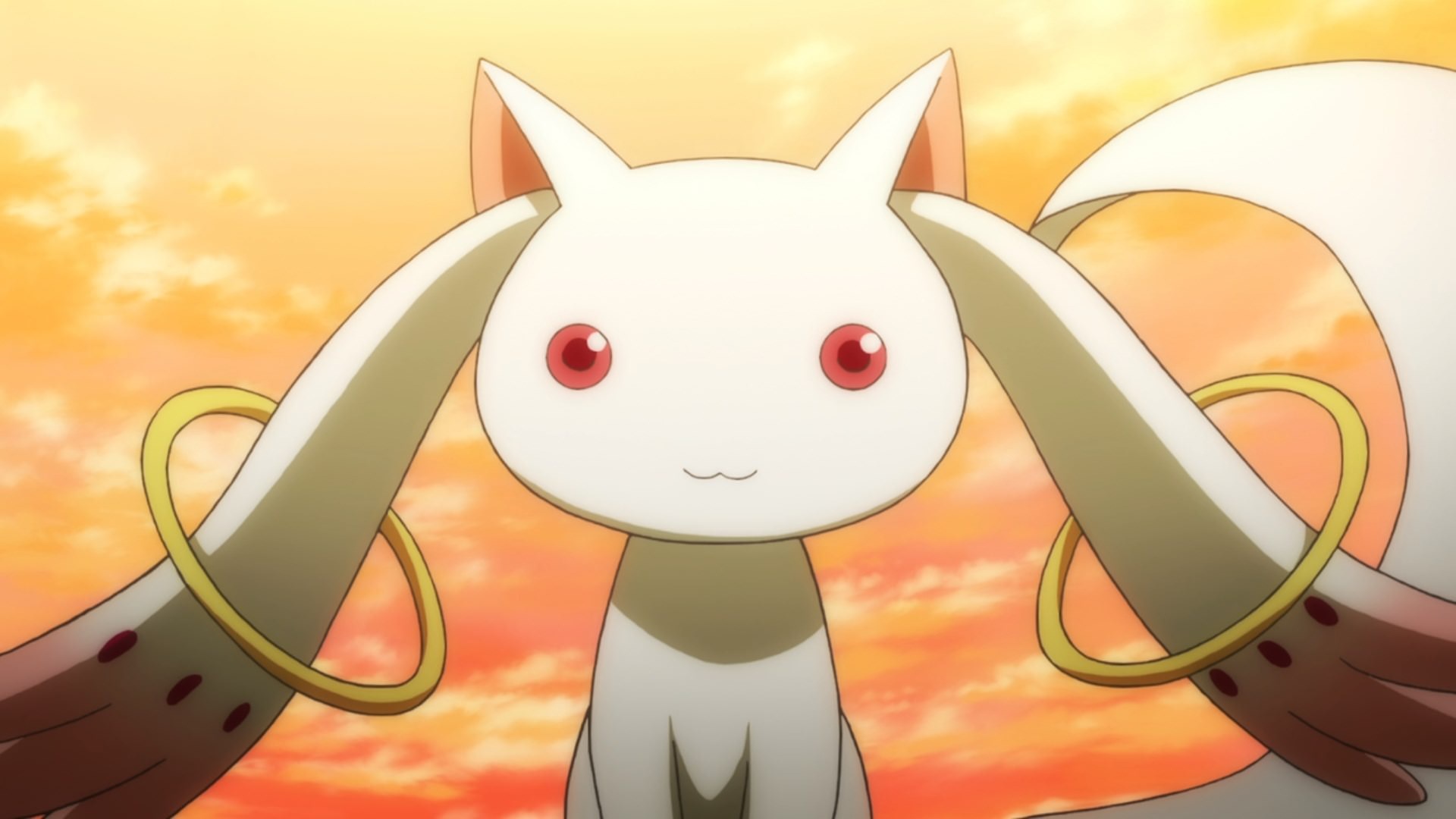 Kyubey, Spoilers rewatch, Madoka Magica, Episode 5, 1920x1080 Full HD Desktop