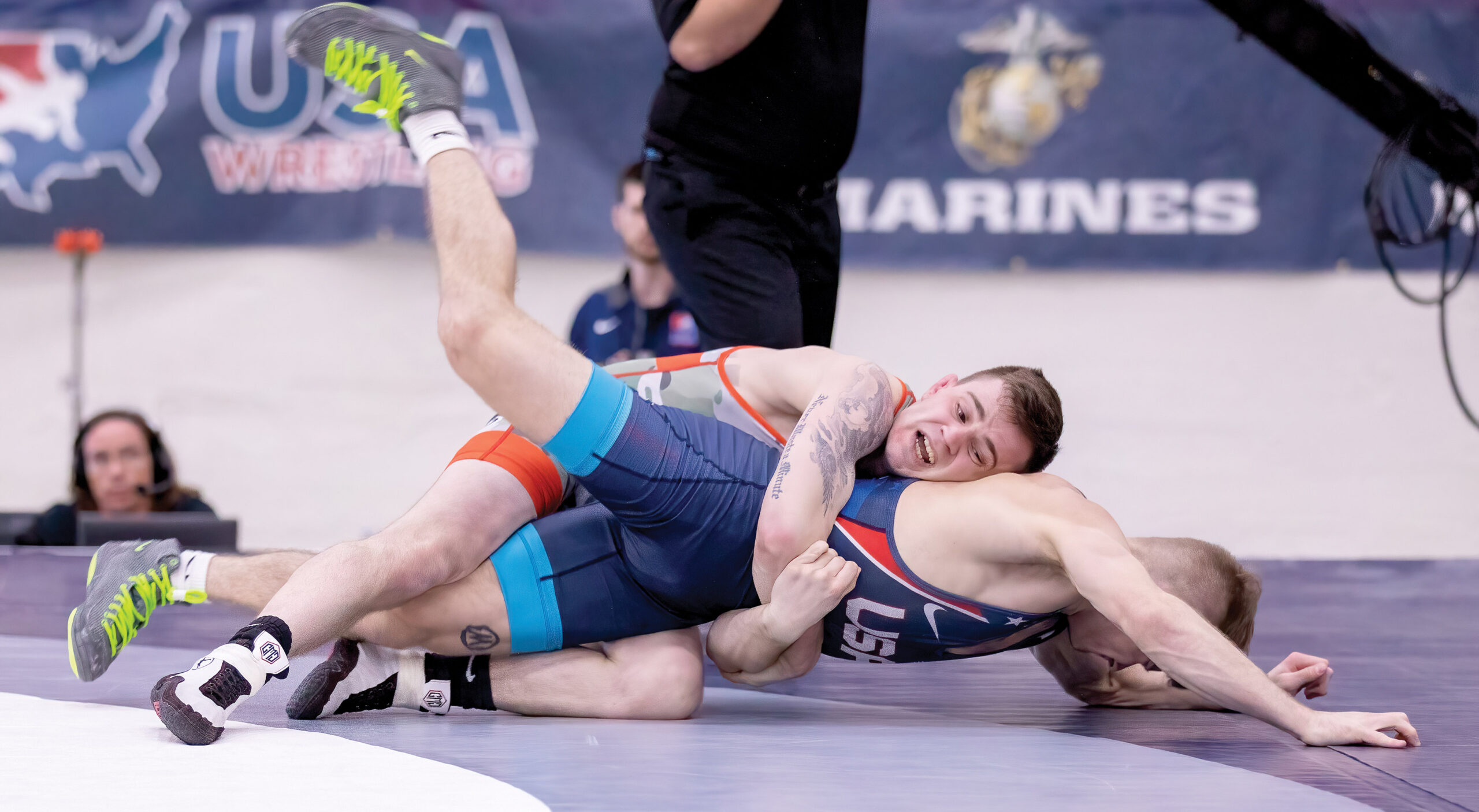 2022 US Open Championship, Greco-Roman Wrestling Wallpaper, 2560x1410 HD Desktop