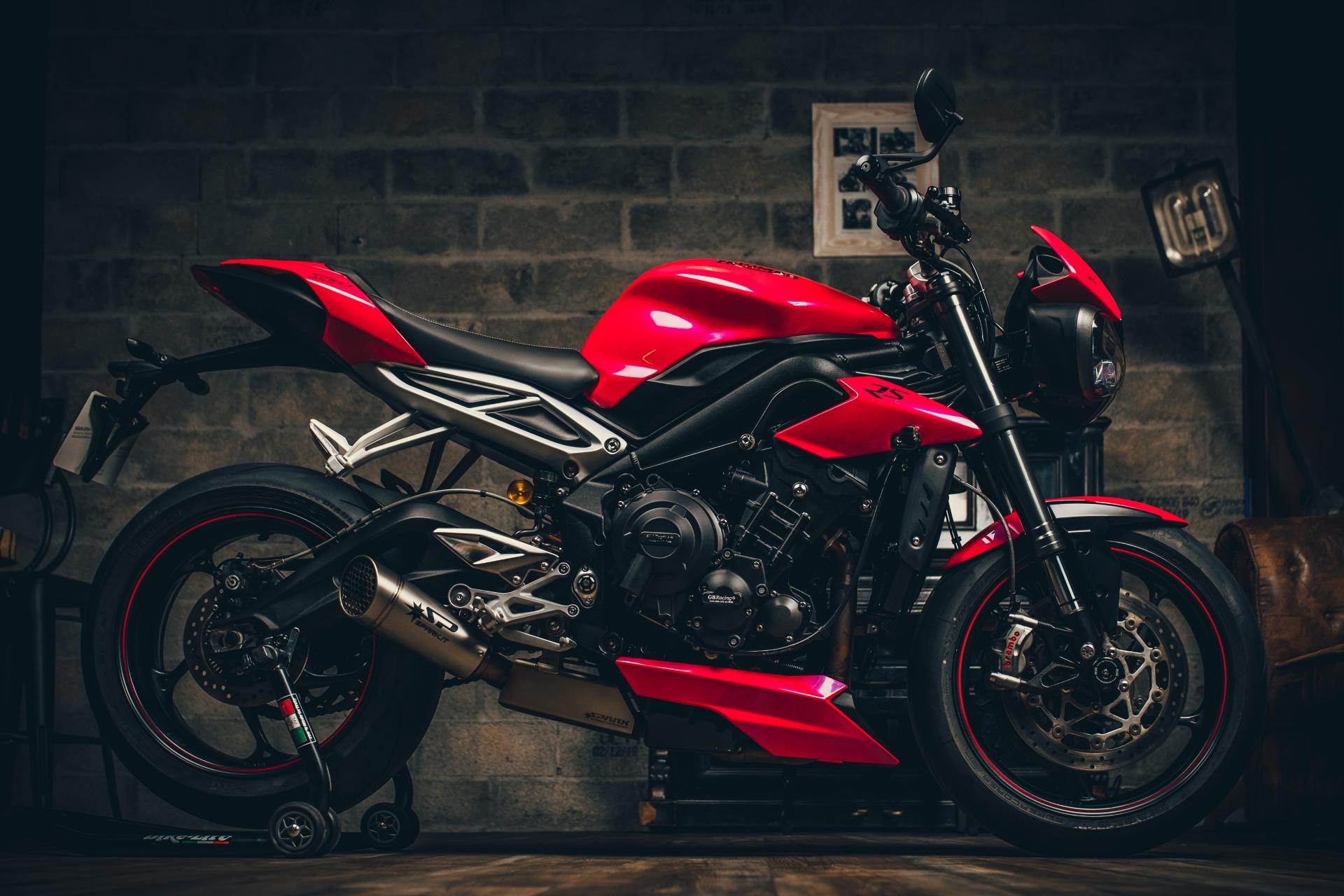 Spark Exhaust, Triumph Street Triple RS Wallpaper, 1920x1280 HD Desktop