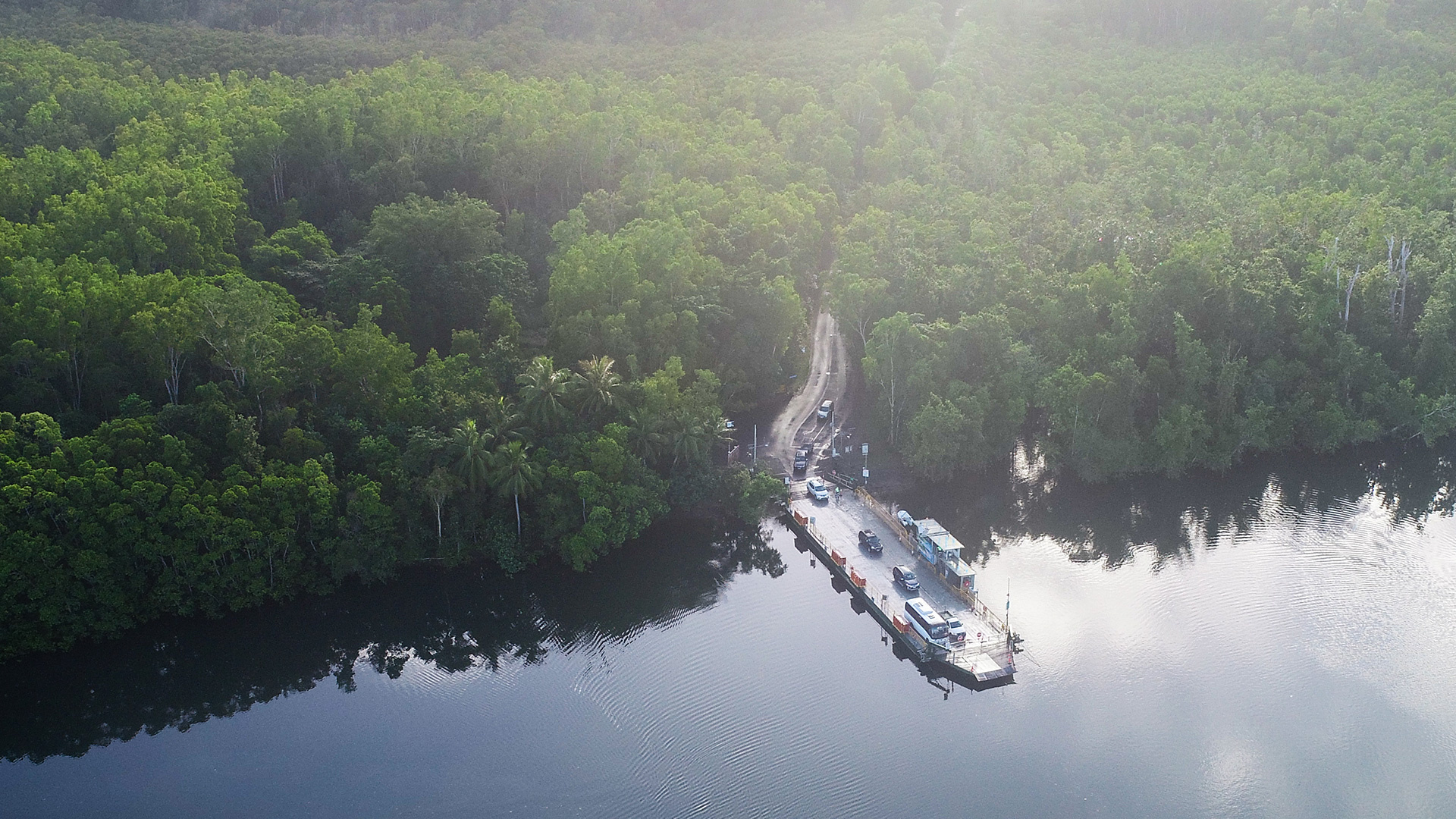 The Daintree River, Official ferry info, Far North Queensland adventure, Wetland wonders, 1920x1080 Full HD Desktop