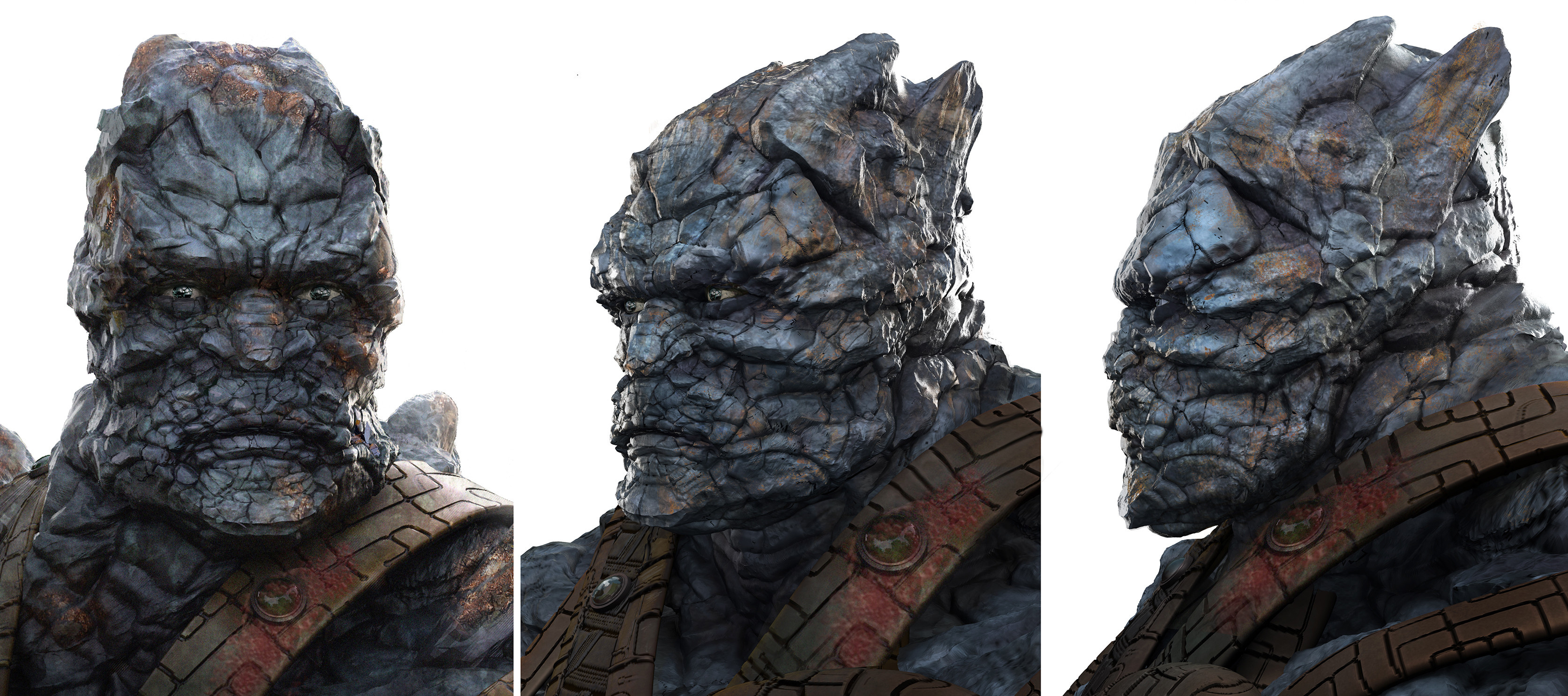 Thor Ragnarok, Korg concept art, Visual design, Character illustration, 3350x1490 Dual Screen Desktop