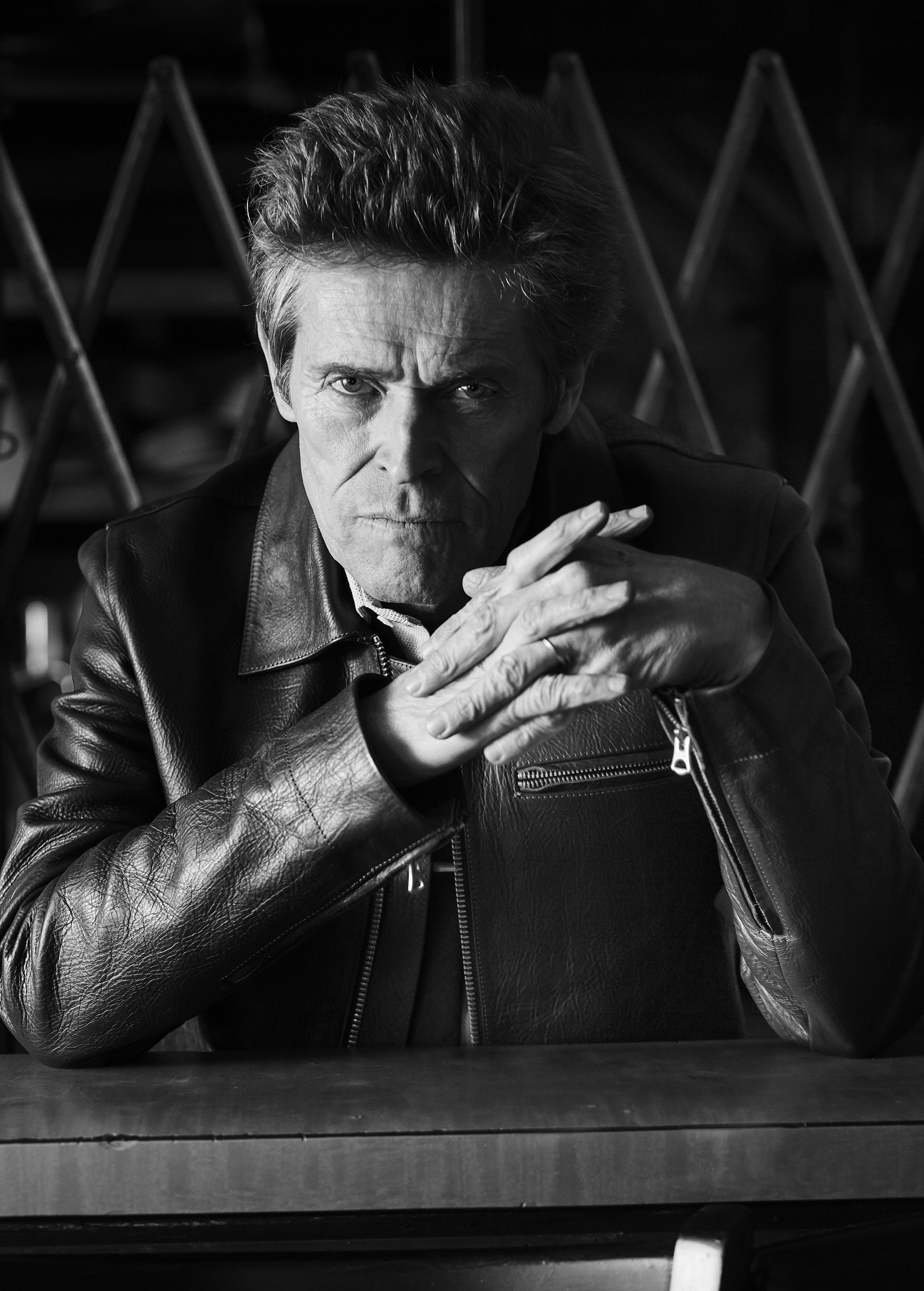 Willem Dafoe, Black and white, Portraits, Actor photography, 1790x2500 HD Phone