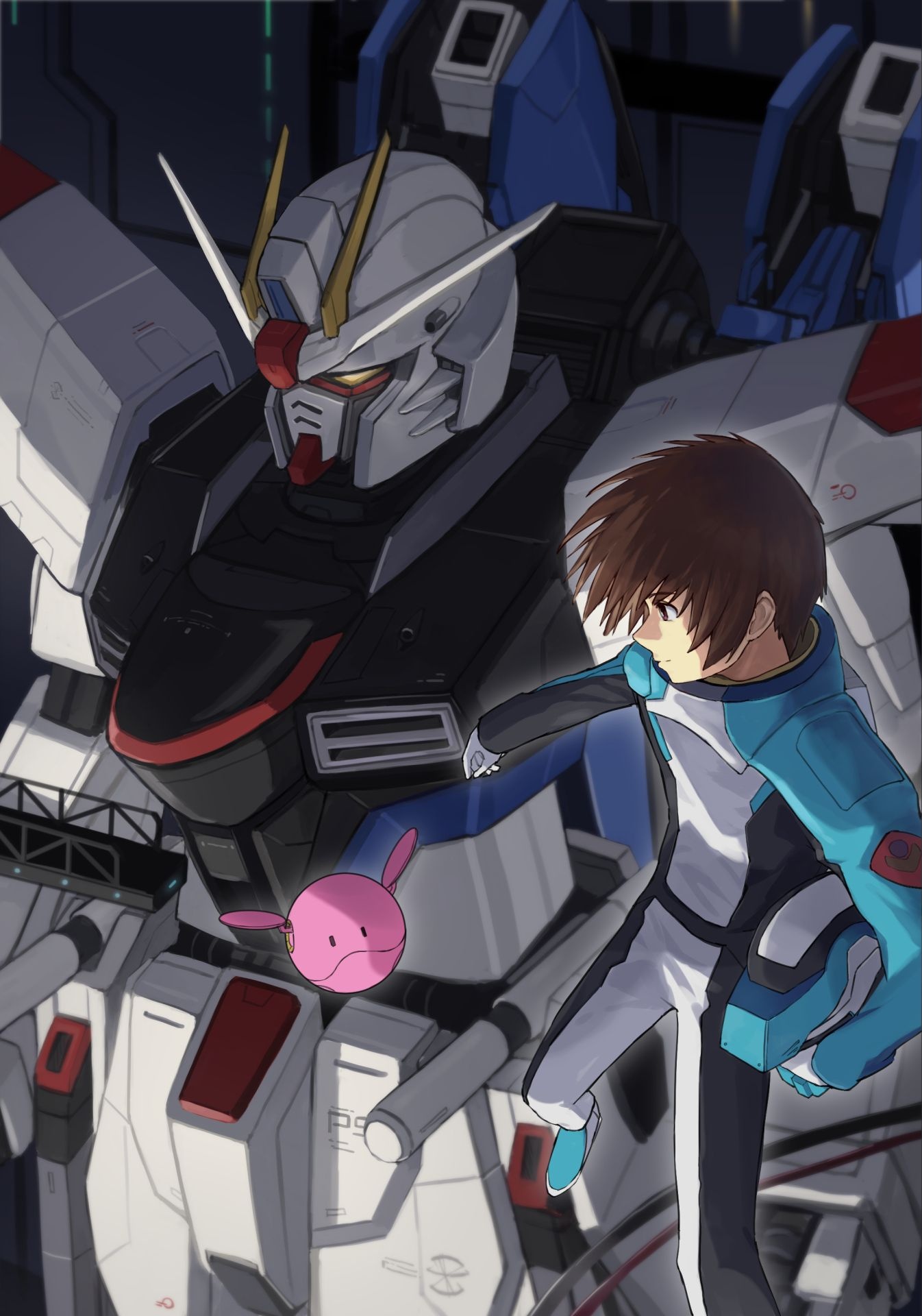 Kira Yamato and Haro, Gundam SEED Wallpaper, 1350x1920 HD Phone