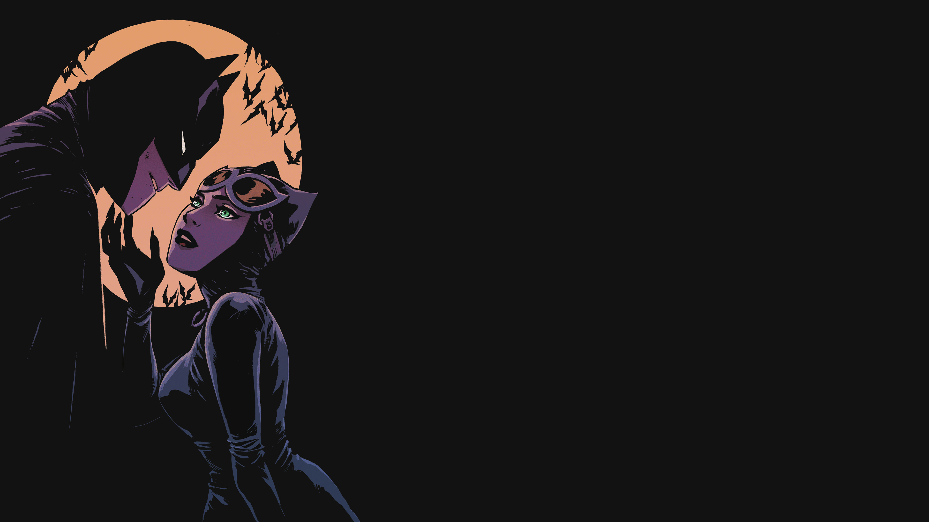 Catwoman, Batman, 4K Ultra HD, Background, 3840x2160 4K Desktop
