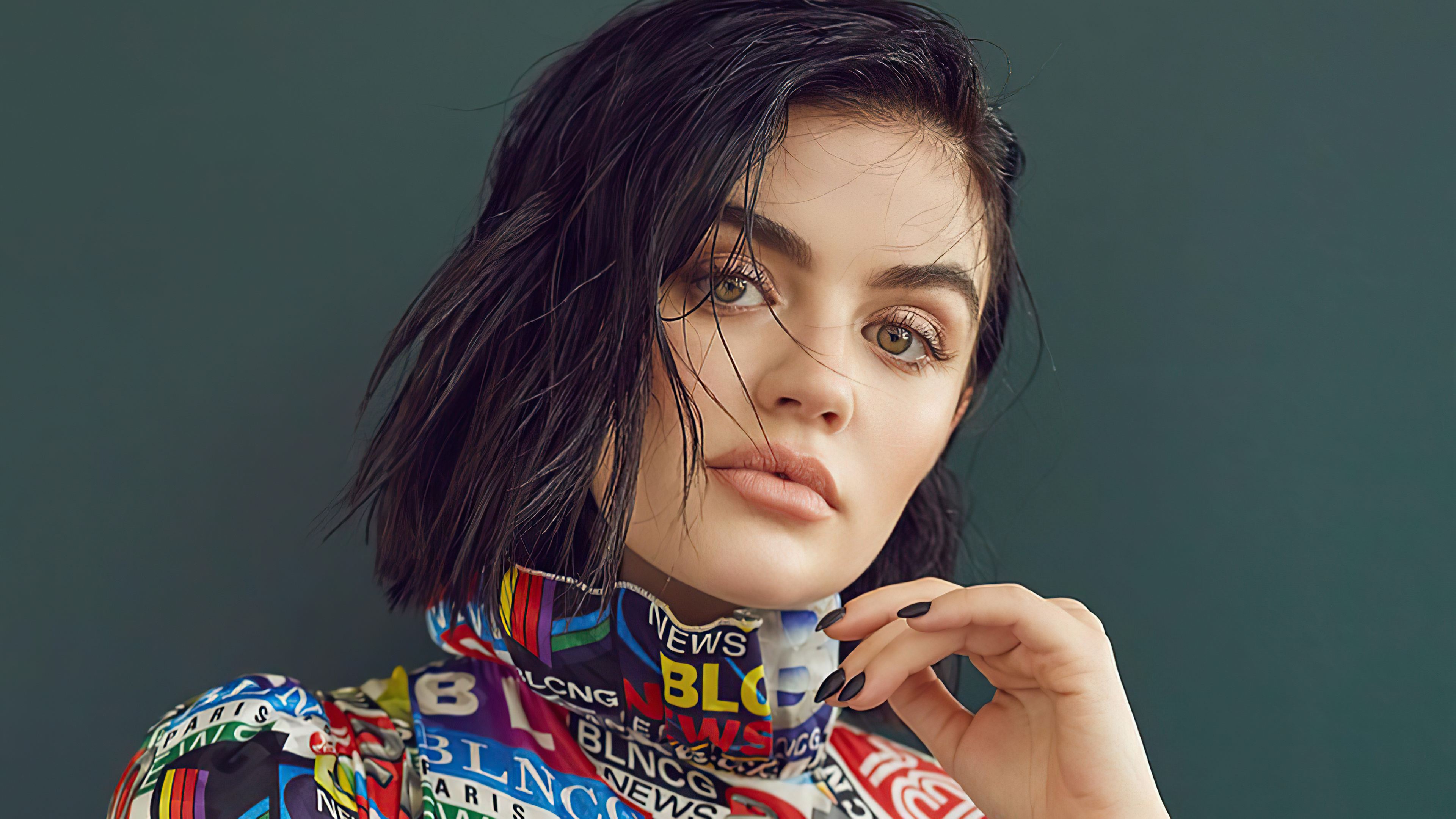 Lucy Hale, Glass magazine, Celebrities, Wallpapers, 3840x2160 4K Desktop