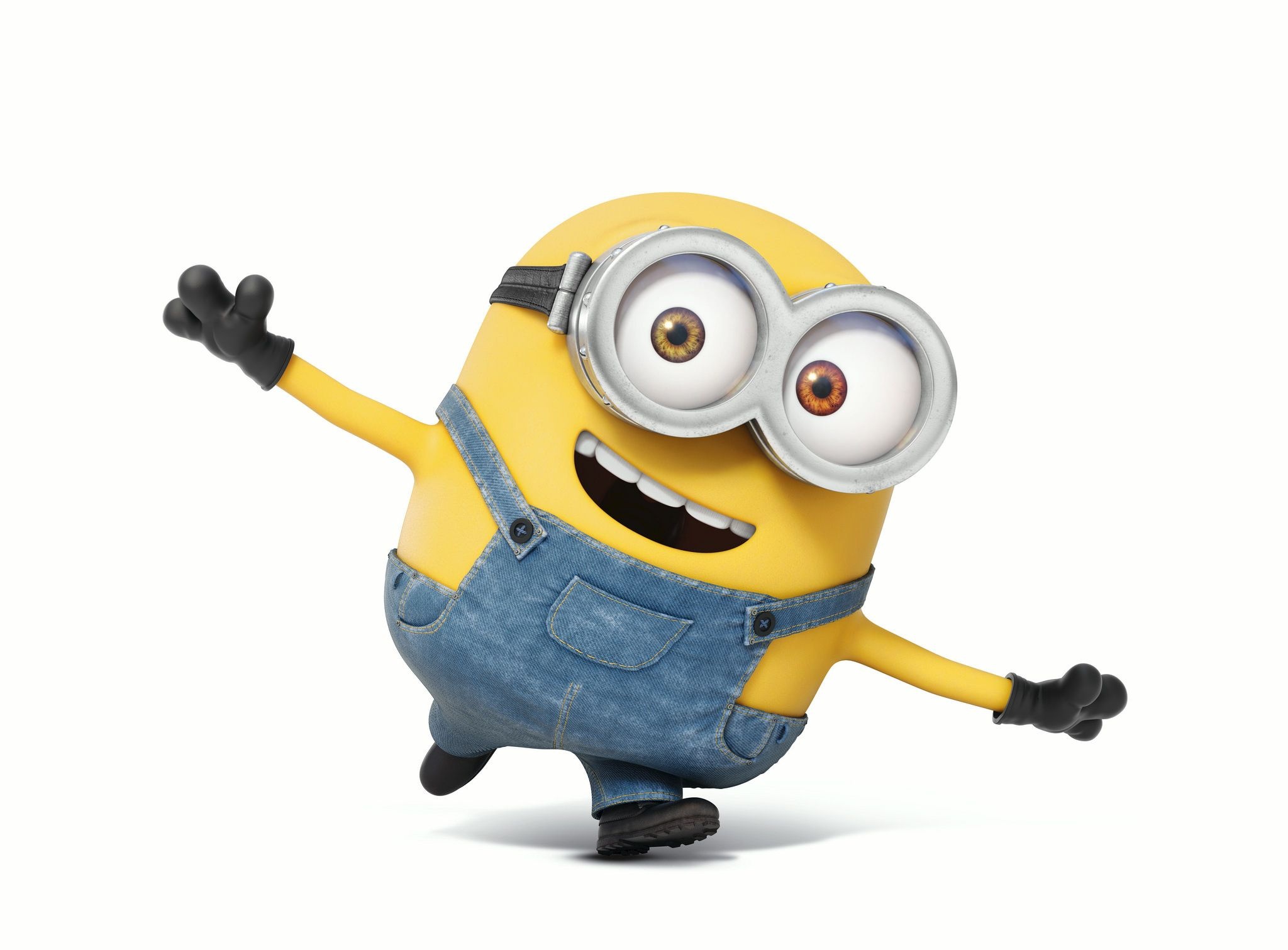 Minion Bob, Despicable Me, blue denim overalls, HD Desktop wallpaper