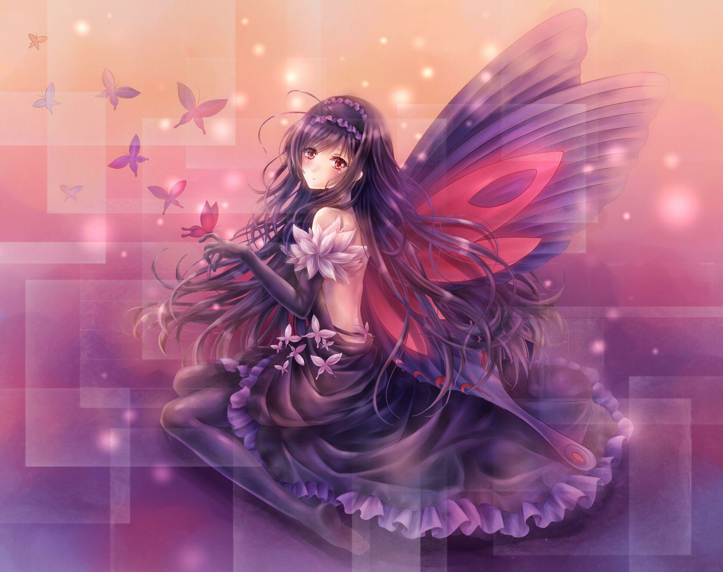 Cute anime fairies, Playful and lively, Charming artwork, Colourful designs, 2400x1900 HD Desktop