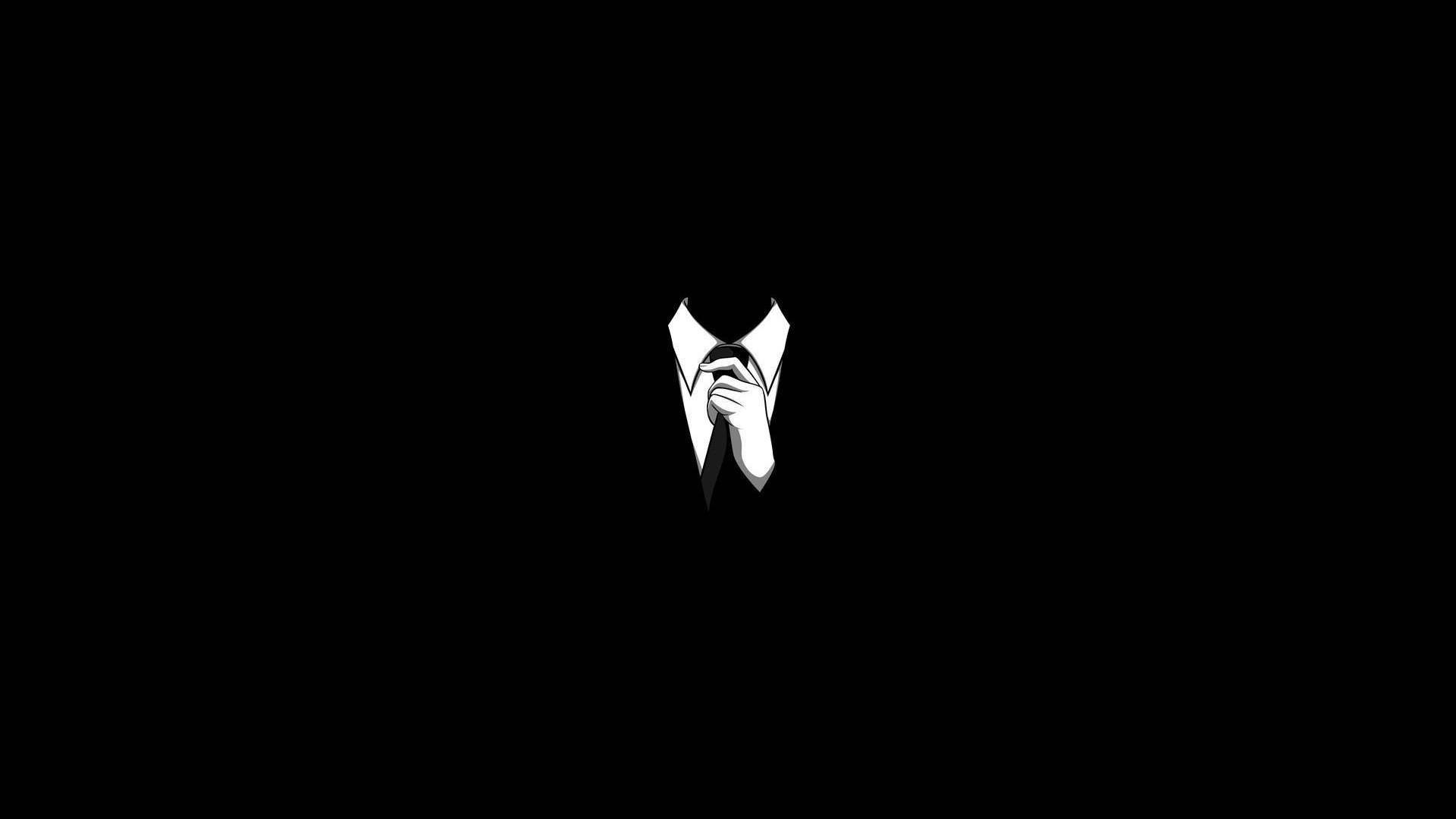 Black tie, Simple Wallpaper, 1920x1080 Full HD Desktop