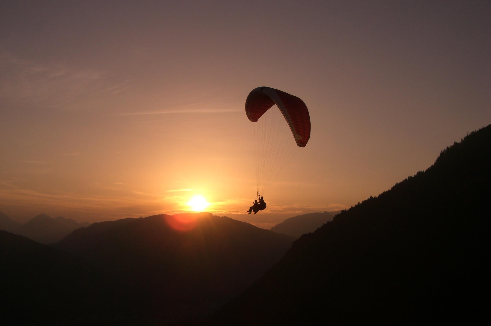 Paragliding, Tandem paragliding, Kaiserburg panorama, Aerial view, 2050x1370 HD Desktop